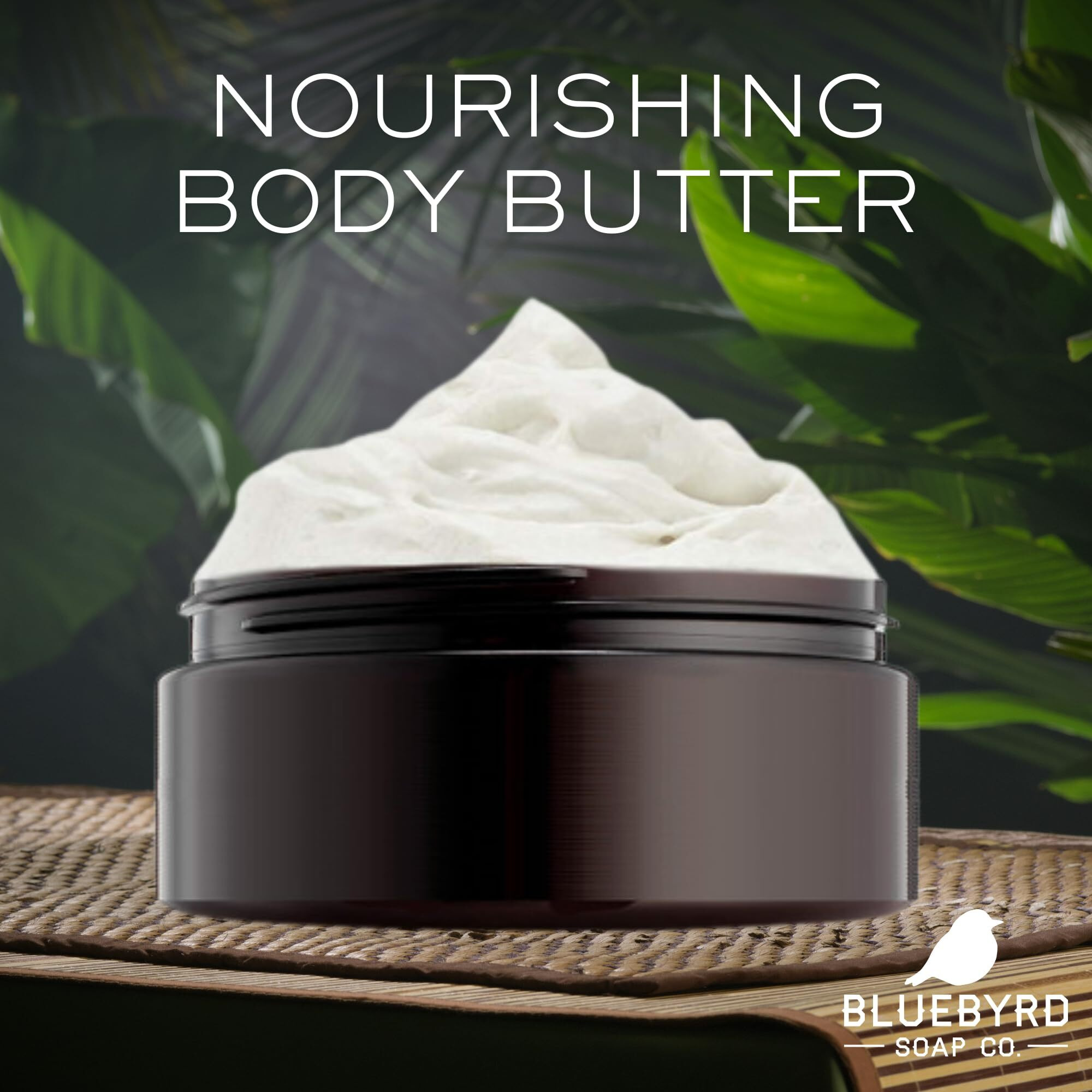 Bluebyrd Citrus Glowwhip Body Butter | Whipped Body Cream - Indulgent Moisture For Glowing, Radiant Skin | Moisturizing 8Oz Jar (Citrus Grove)