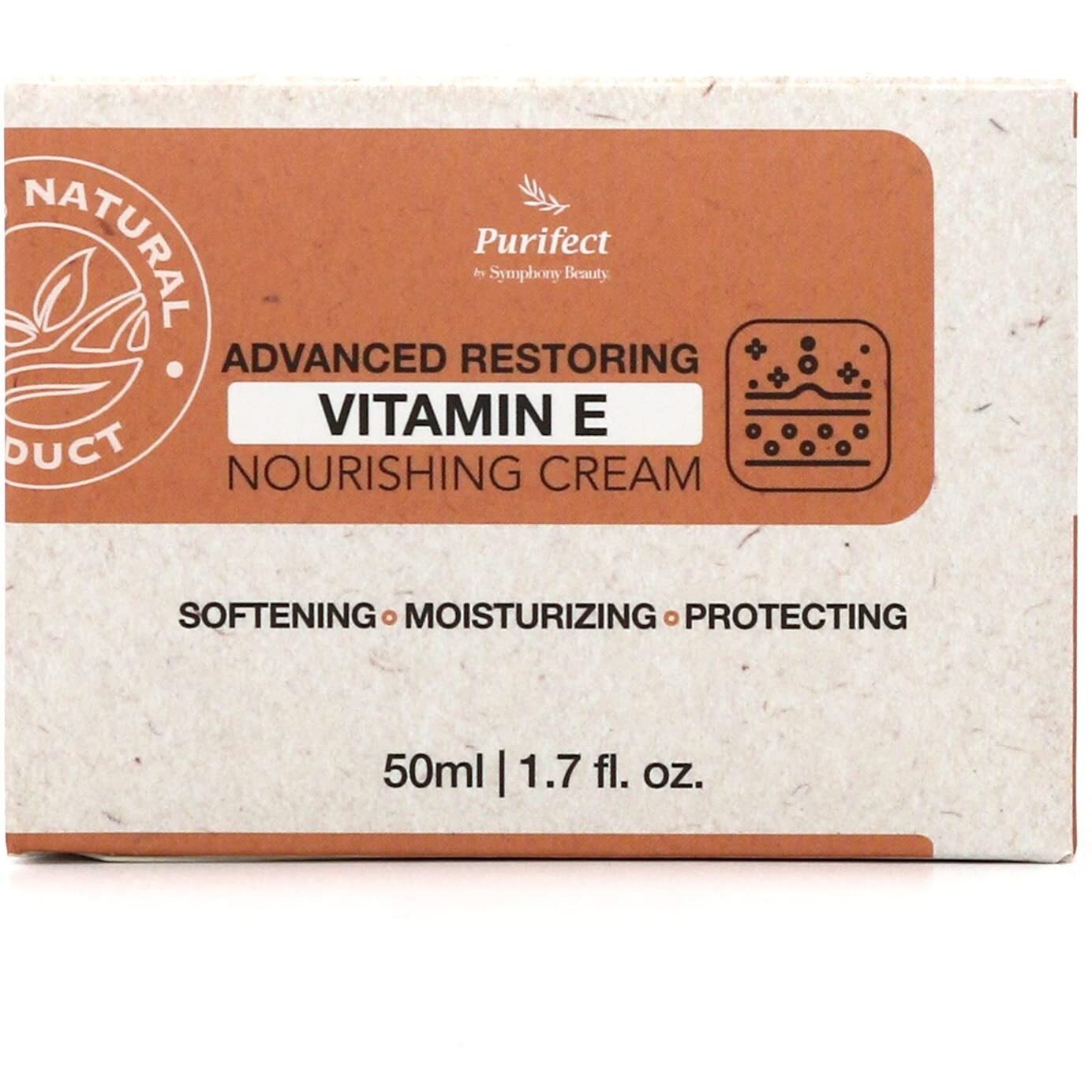 Facial Moisturizer Vitamin E Cream Advanced Restorring Tightening And Lifting Vitamin A C E Retinol Collagen Hyaluronic Acid Anti-Aging Wrinkle Correction Hydrating Brightening 50Ml 1.7Fl Oz