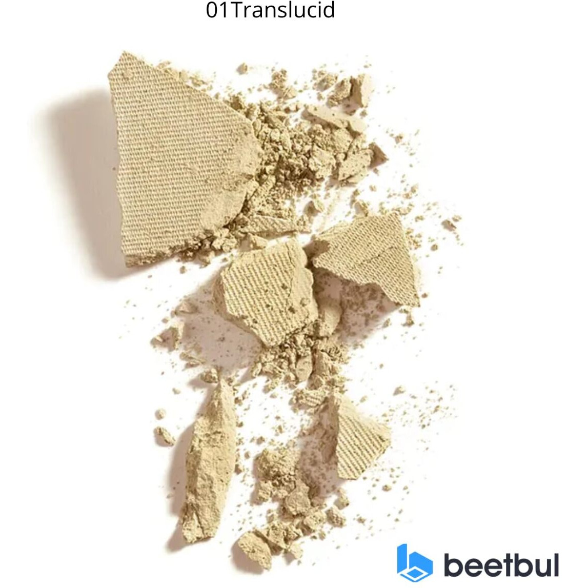 Beetbul Makeup & Exfoliation Kit - Biss   Compact Powder + 1 Medium Velvet Puff + 2 Finger Puffs + 1 Facial Exfoliating Sponge (01 Translucid, One Size)