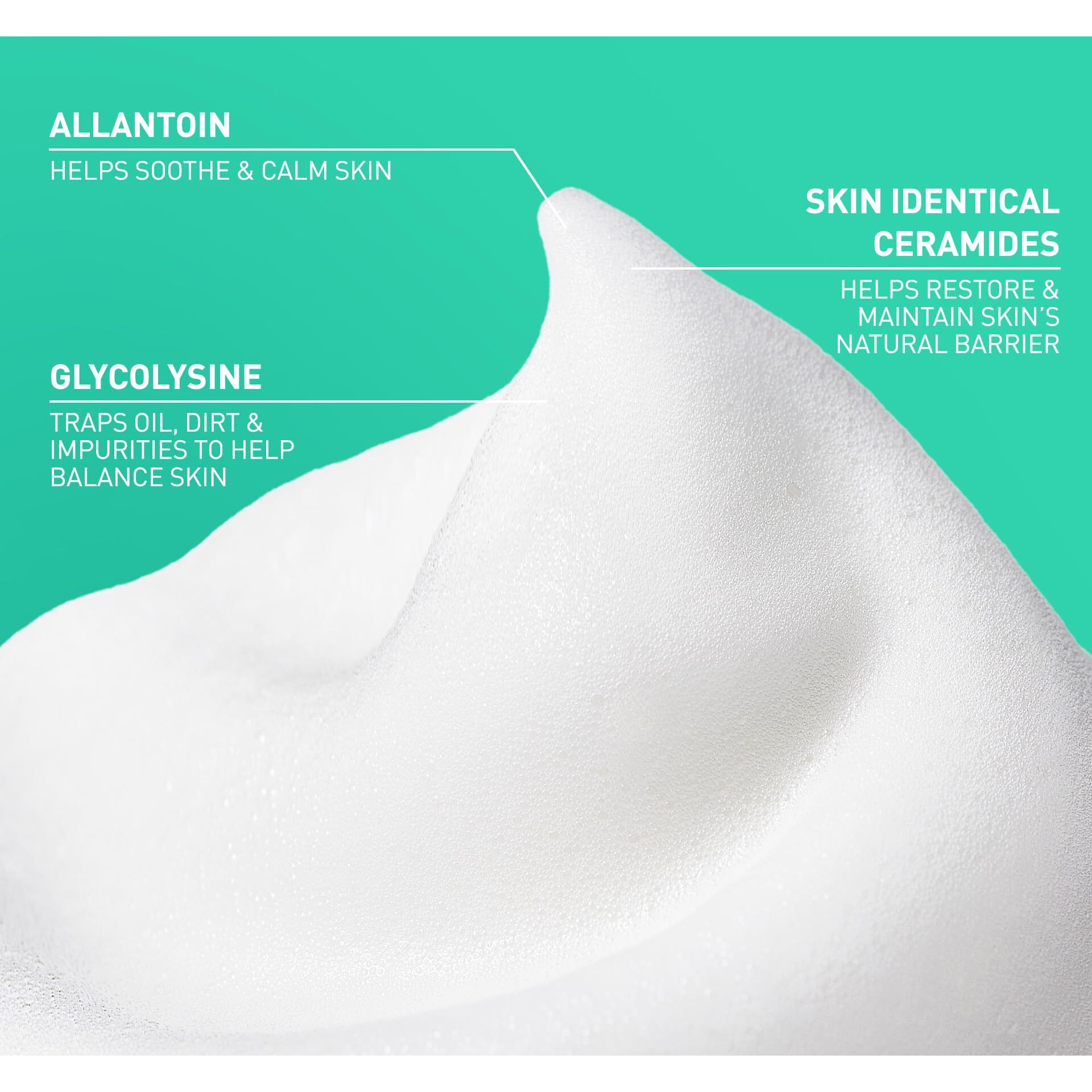 Cerave Balancing Air Foam Face Wash, Foaming Facial Cleanser For Combination Skin, 8Hr Oil Control + 24Hr Hydration, Fragrance-Free & Non-Comedogenic, With Glycolysine & 3 Essential Ceramides, 8Oz
