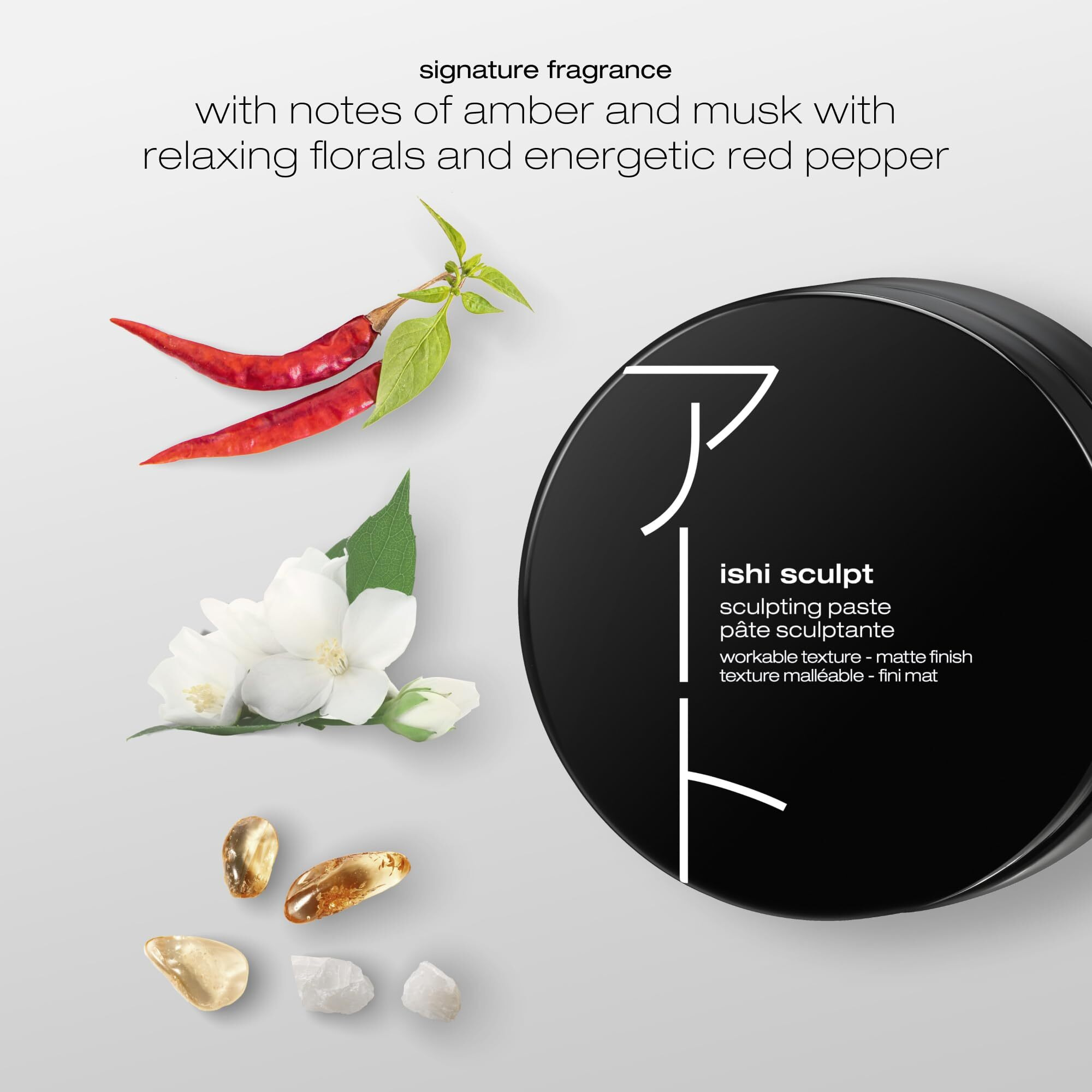 Shu Uemura Art Of Hair Ishi Sculpt Texturizing & Sculpting Paste - Frizz Control And Long-Lasting Hold, Adds Texture And Subtle Shine, For All Hair Types, 2.54 Fl Oz