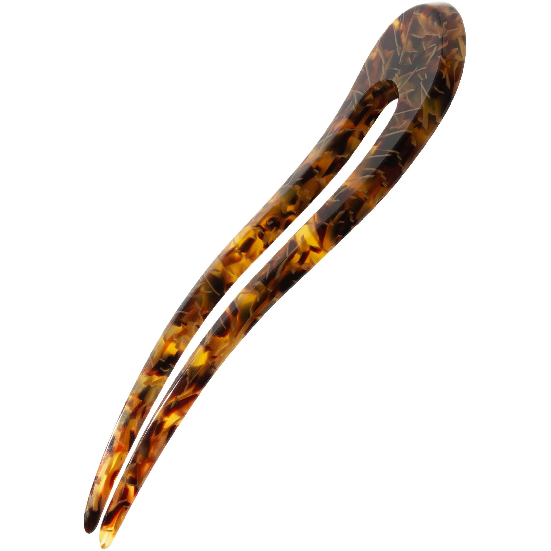 France Luxe Long Tooth Chignon Pin, Biondo