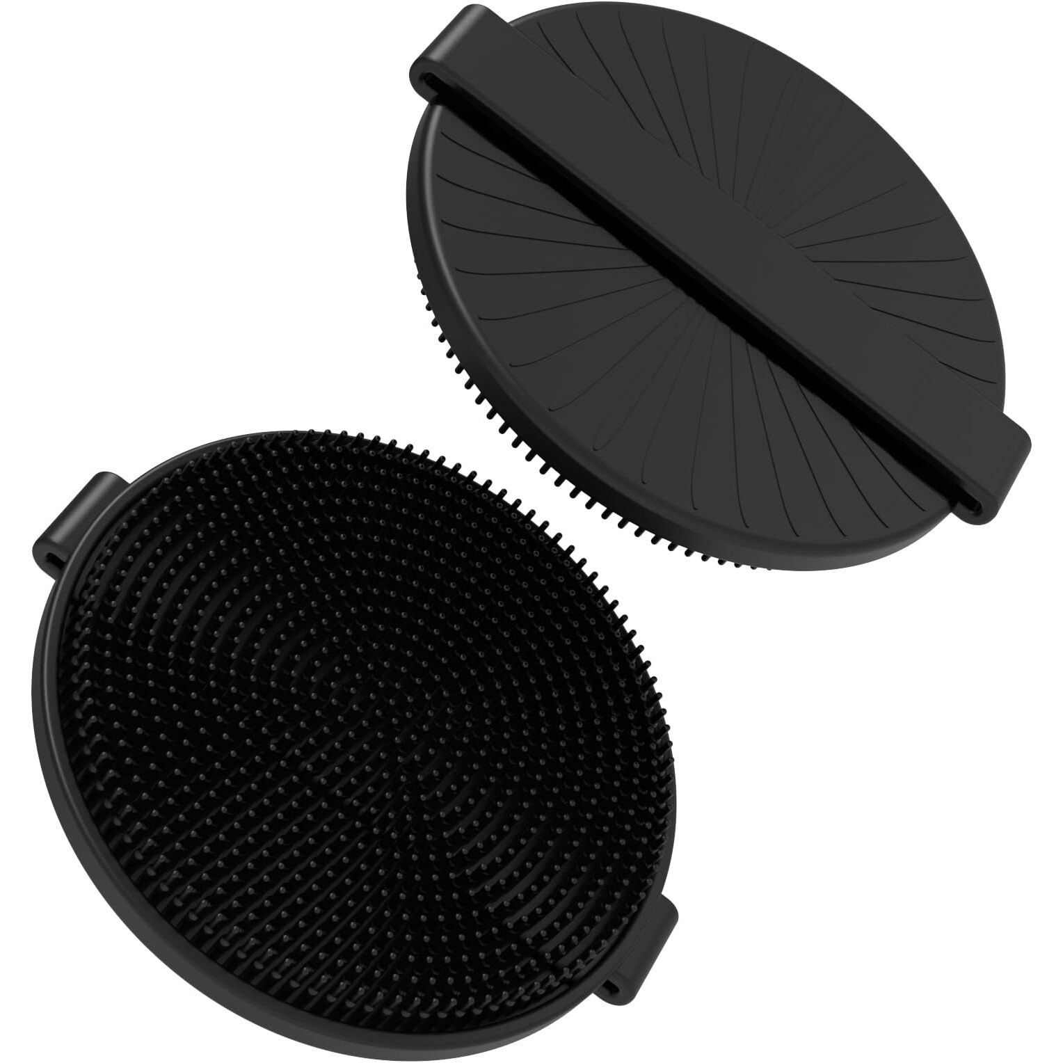 Jalopink Silicone Body Scrubber Brush - Gentle Exfoliating And Lather Well - Fast-Drying, Hygienic, Bpa-Free Silicone Body Exfoliator For Sensitive Skin, Men & Women