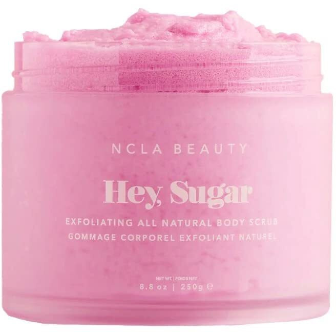 Ncla - Hey, Sugar Body Scrub | Vegan, Cruelty-Free, Clean Skincare (Pink Champagne)