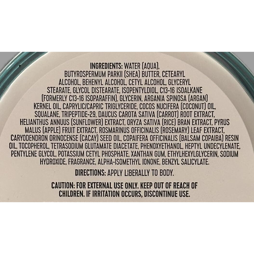 Trader Js Seasonal Body Butter 8Oz/227G - One Count (8 Oz, Cacay Oil Body Butter)