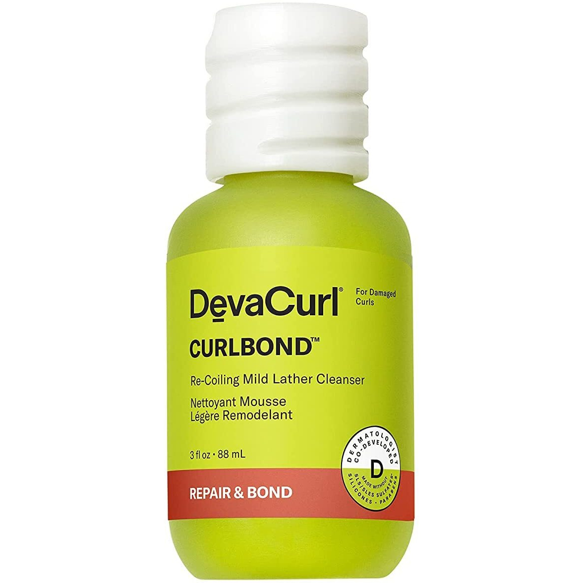 Devacurl Curlbond Re-Coiling Mild Lather Cleanser, 3 Fl. Oz.