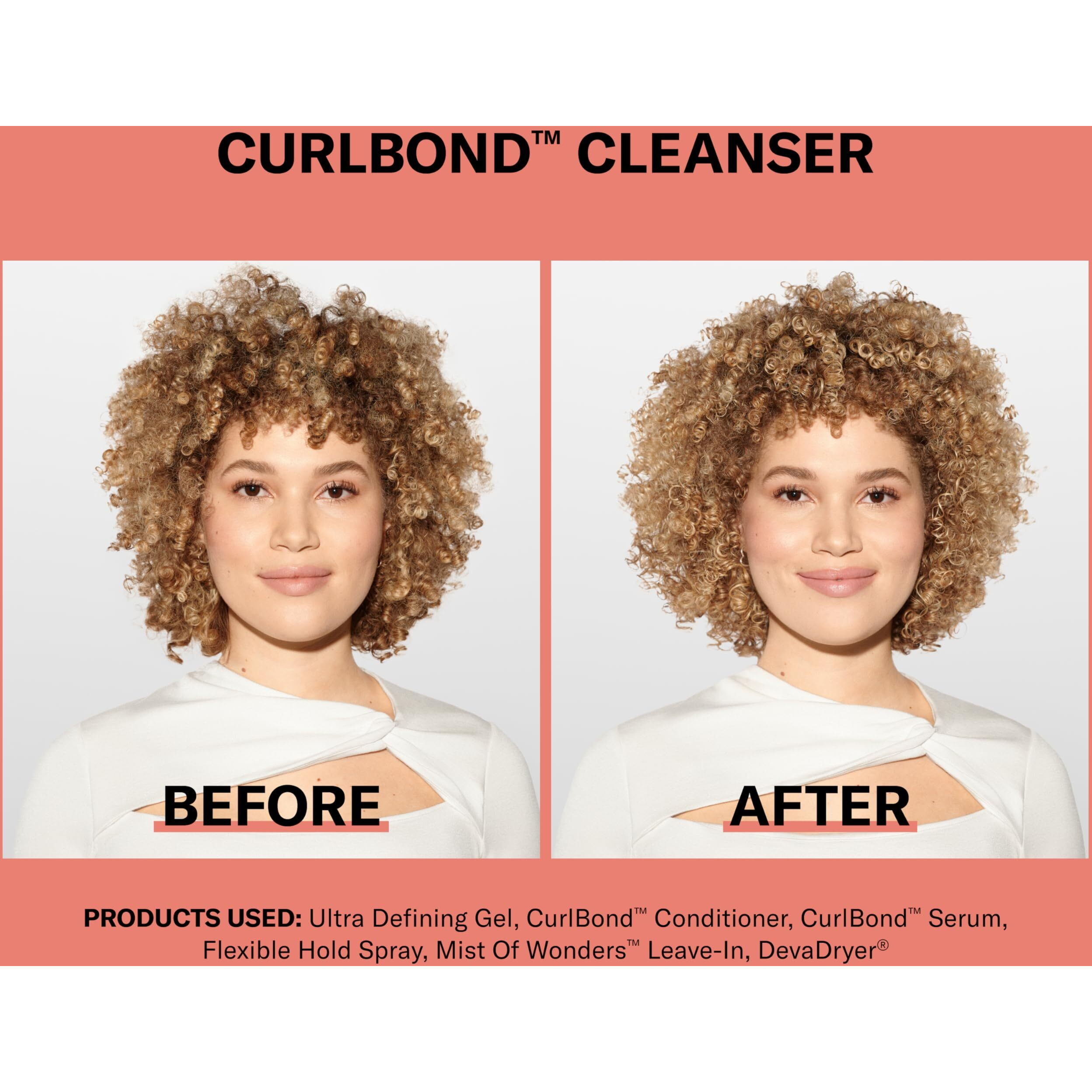 Devacurl Curlbond Re-Coiling Mild Lather Cleanser, 3 Fl. Oz.