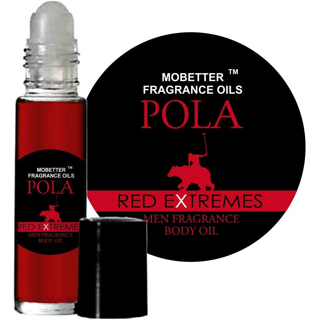 Mobetter Fragrance Oils Pola Red Extreme Cologne Body Oil For Men (10Ml Roll On)