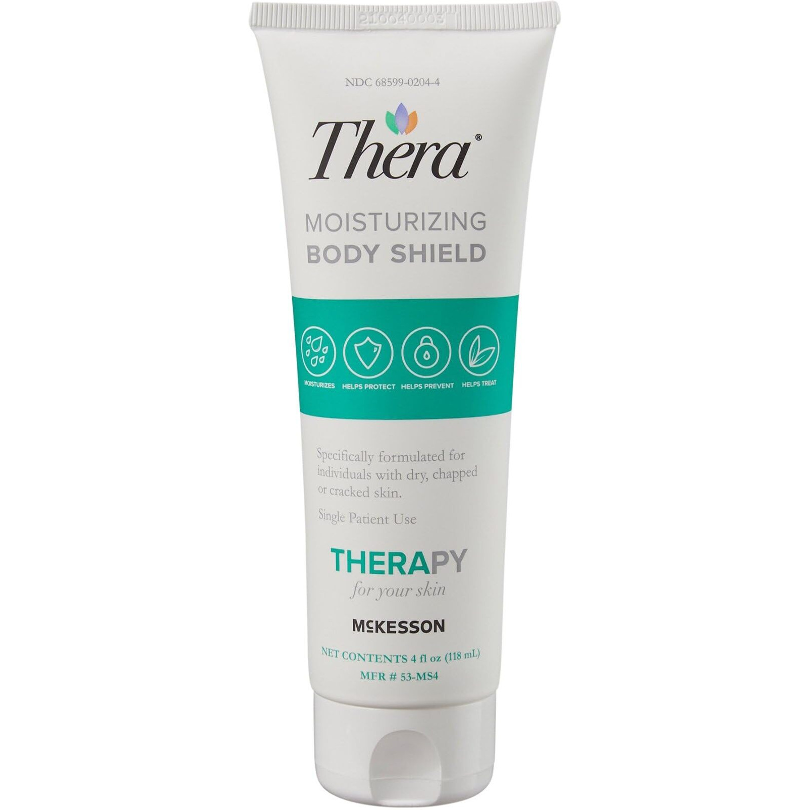 Thera Moisturizing Body Shield Skin Cream - Hydrates Dry, Chapped, Cracked Skin - Lavender-Scented, 4 Oz Tube, 1 Count