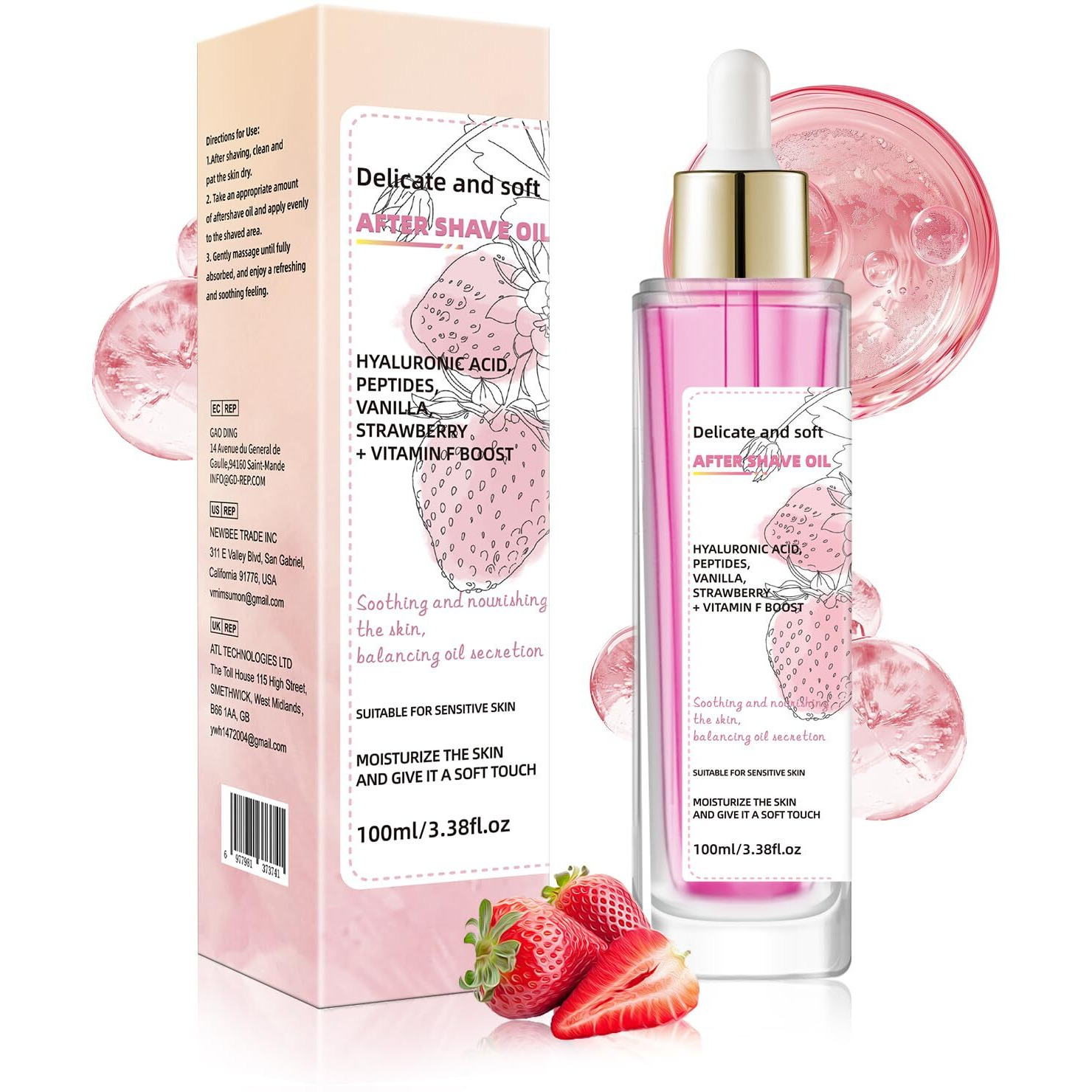 Racgrul Luxury After Shave Oil For Women | Soft Serve Texture, Soothing & Hydrating Post Shave Treatment To Prevent Ingrown Hair For Smooth, Irritation-Free Skin