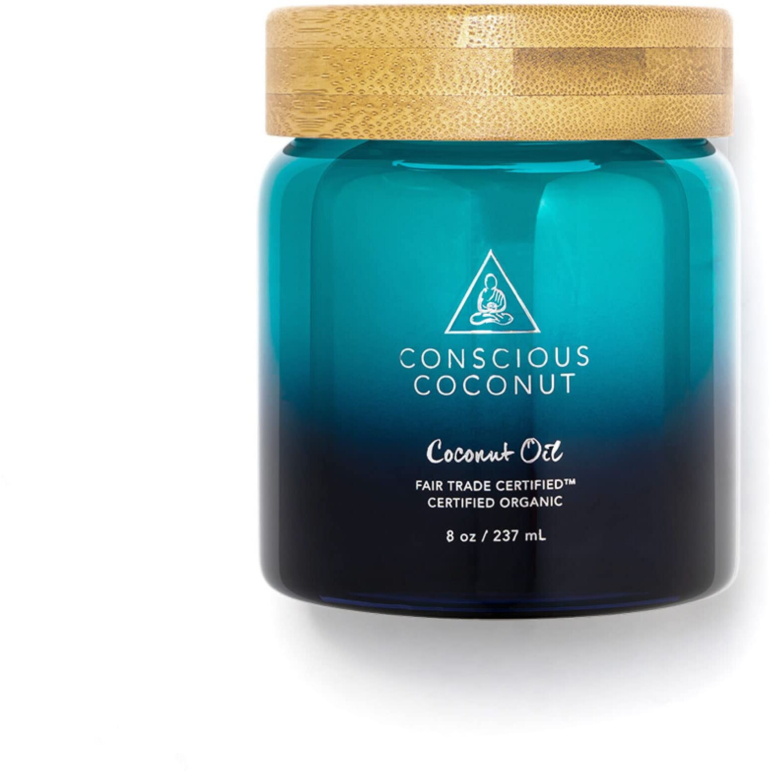 Not Your Ordinary Coconut Oil Jar By Conscious Coconut. Small Batch, Organic, Fair Trade, Virgin, Hand Pressed
