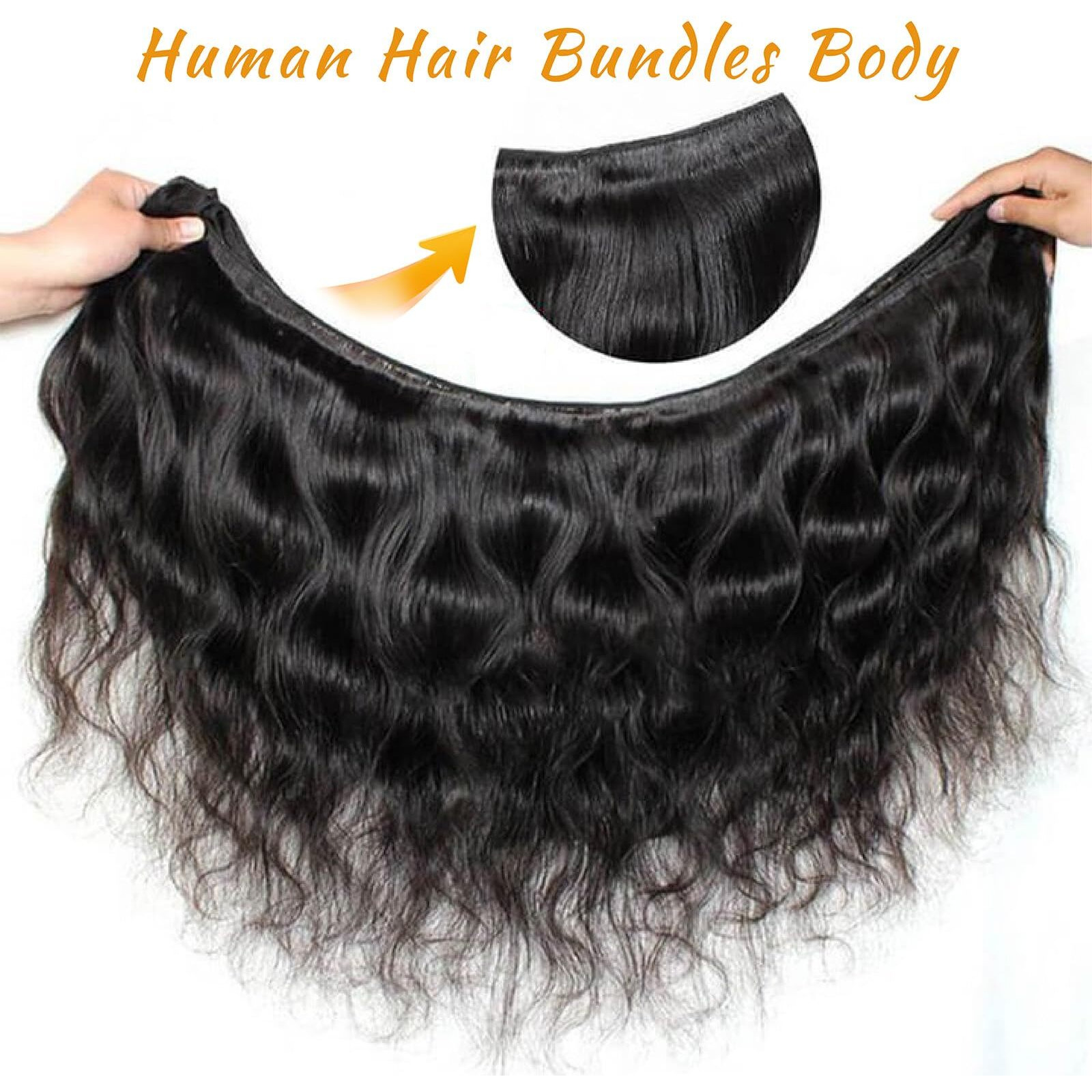 14A Brazilian Body Wave Bundles Human Hair 22 24 26 28 Inch 100% Real Raw Virgin Human Hair Bundles Body Wave 4 Bundles Human Hair Extension Natural Color(22 24 26 28)