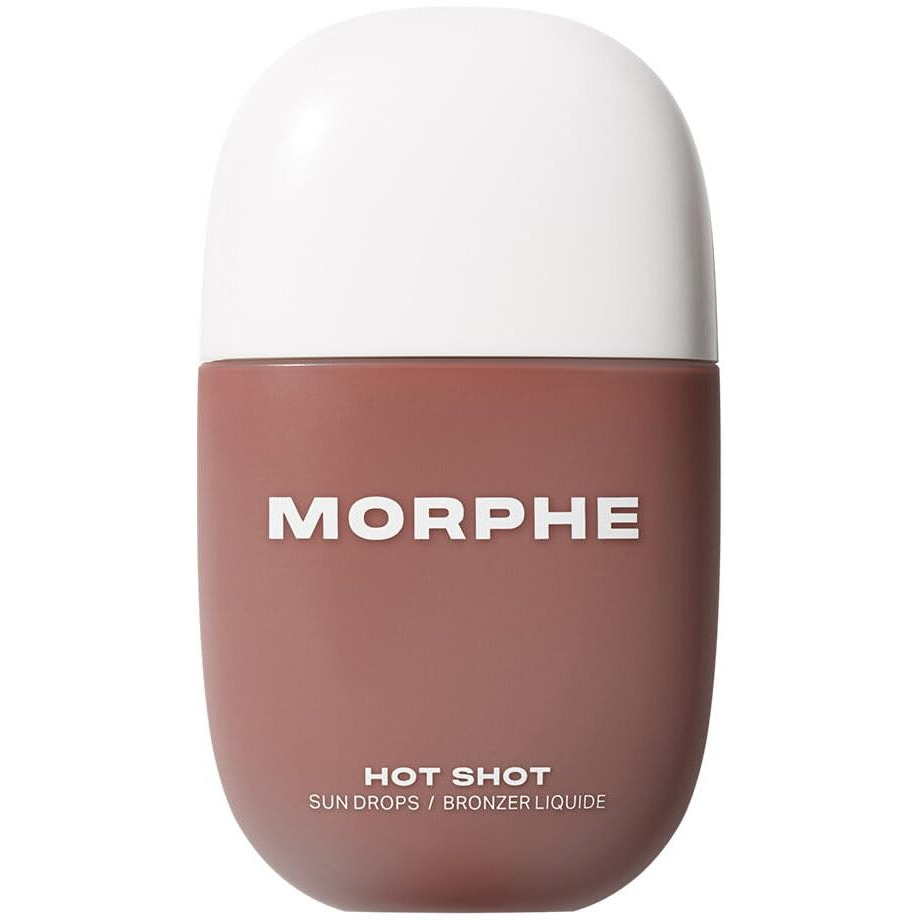 Morphe Hot Shot Sun Bronzing Drops - Waterweight Liquid Bronzer Drops With Niacinamide For Glowing Skin, Hydration & A Natural Radiant Finish - Sun Siren (1 Fl Oz)