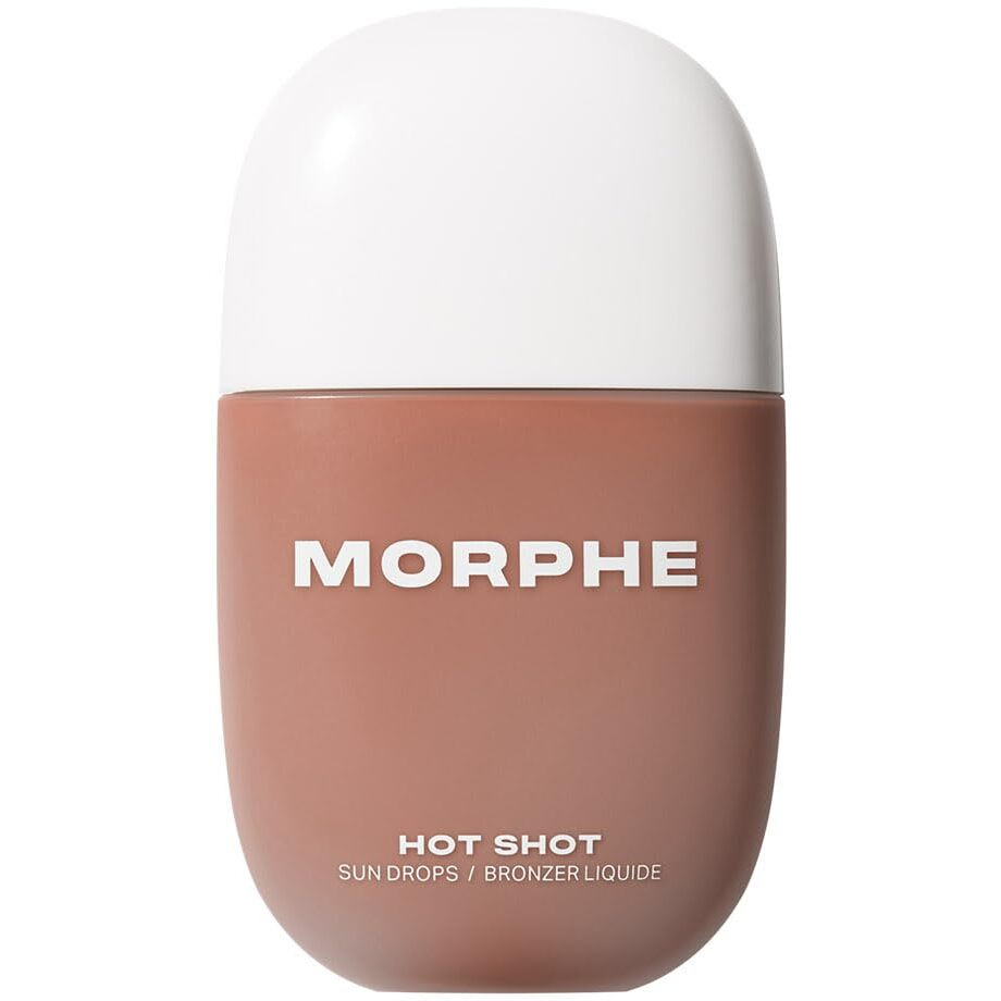 Morphe Hot Shot Sun Bronzing Drops - Waterweight Liquid Bronzer Drops With Niacinamide For Glowing Skin, Hydration & A Natural Radiant Finish - Fire Sign (1 Fl Oz)