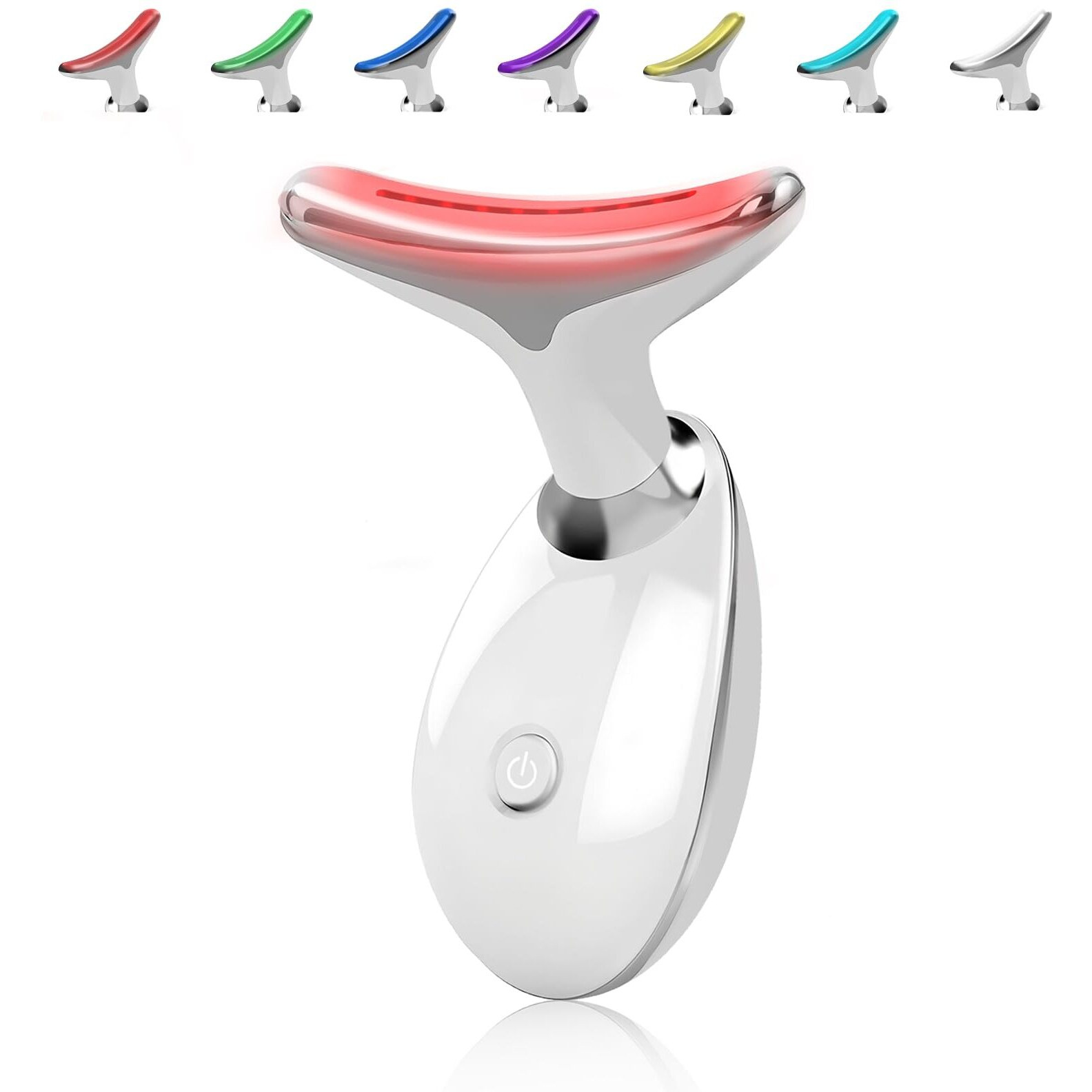 Fancymouse Face Massager For Face And Neck, Facial Massager For Face And Neck, 7 Color Face Neck Massager For Skin Care, At-Home Face Tool For Skin Care