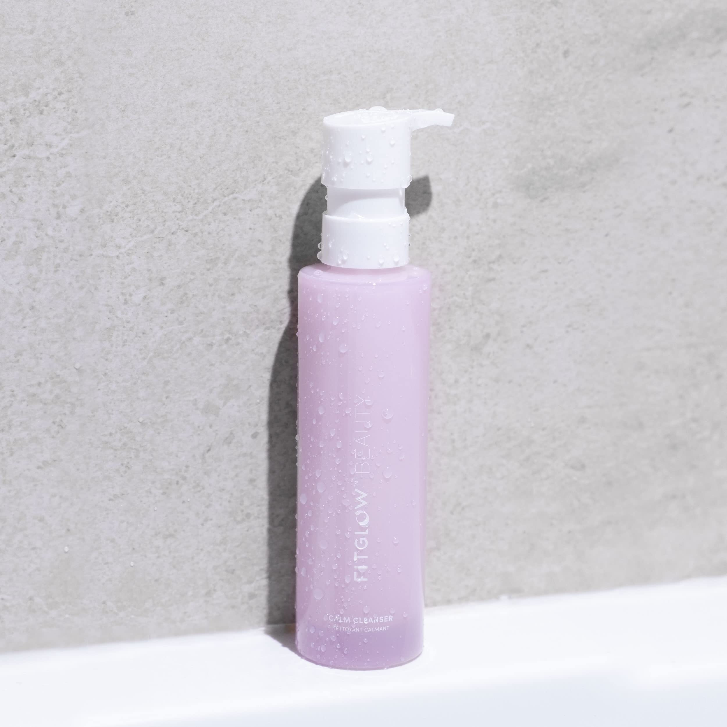 Fitglow Beauty Calm Cleanser | Gentle Milky Face Cleanser For Sensitive Skin | Hydrating & Balancing Facial Wash With Ceramides & Cucumber | Makeup Remover | Plant-Based, Fragrance-Free | 120Ml