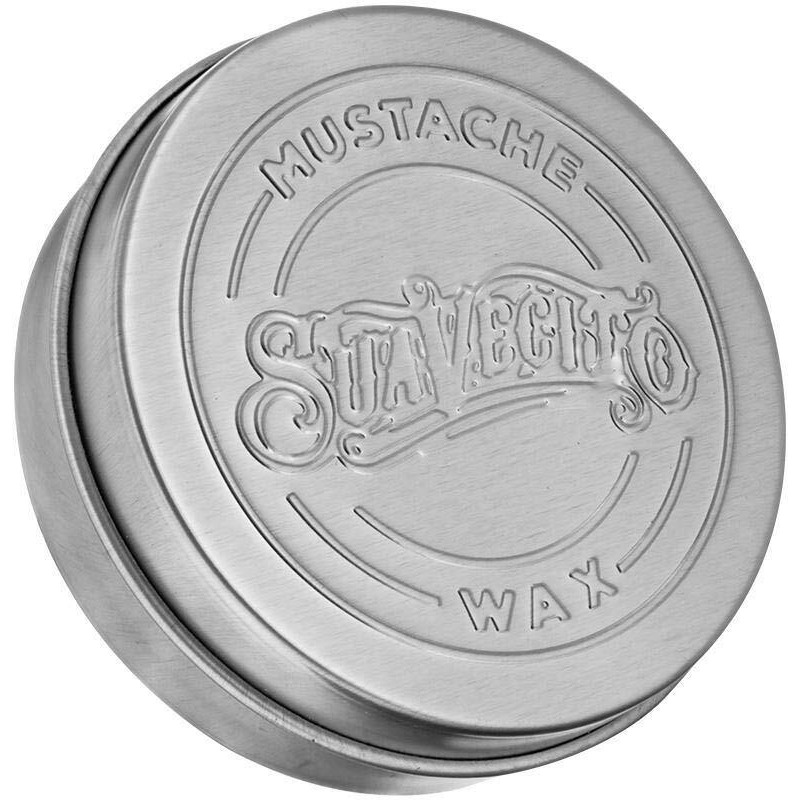 Suavecito Original Scent Mustache Wax 1.5 Oz - Control & Style Your Mustache With All Day Hold, Portable Travel Size Tin Can, Moisturize & Style, Facial Grooming With A Masculine Scent