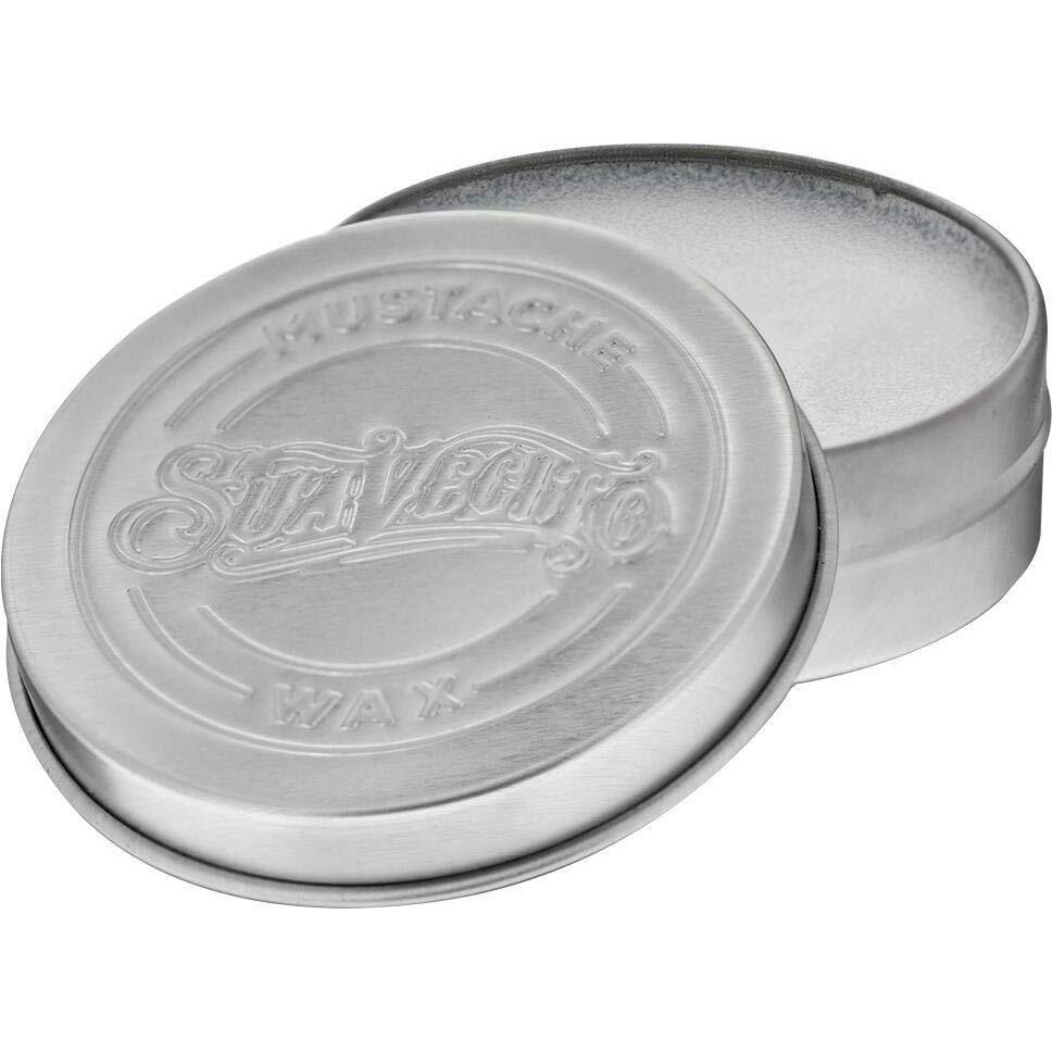 Suavecito Original Scent Mustache Wax 1.5 Oz - Control & Style Your Mustache With All Day Hold, Portable Travel Size Tin Can, Moisturize & Style, Facial Grooming With A Masculine Scent