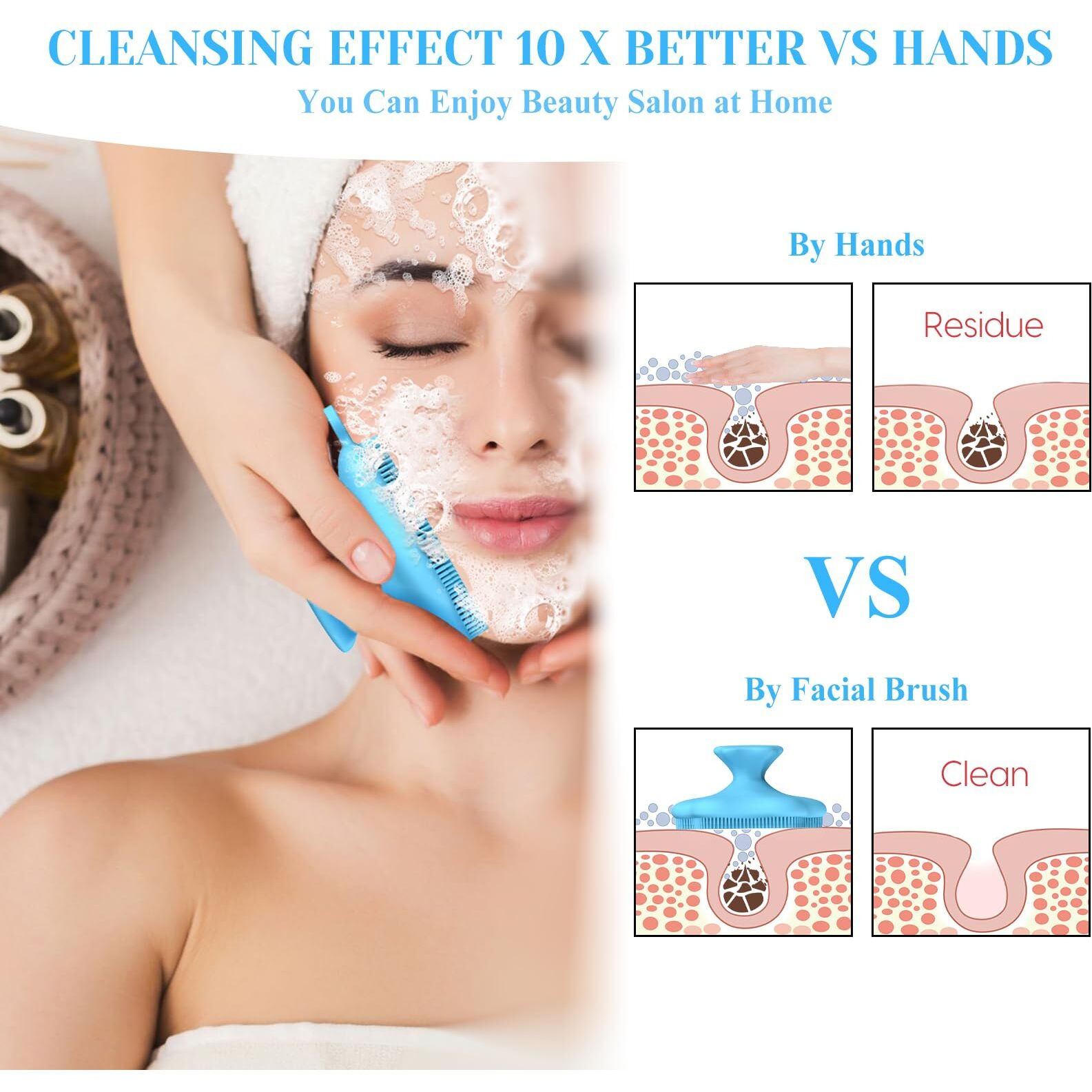 Vwmyq Silicone Face Scrubber - Exfoliating Face Scrubber For Women And Man, Gentle Facial Cleansing Brush Blackhead Acne Pore Pad Cradle Cap, Manual Soft Face Wash Brush For Deep Skin Care