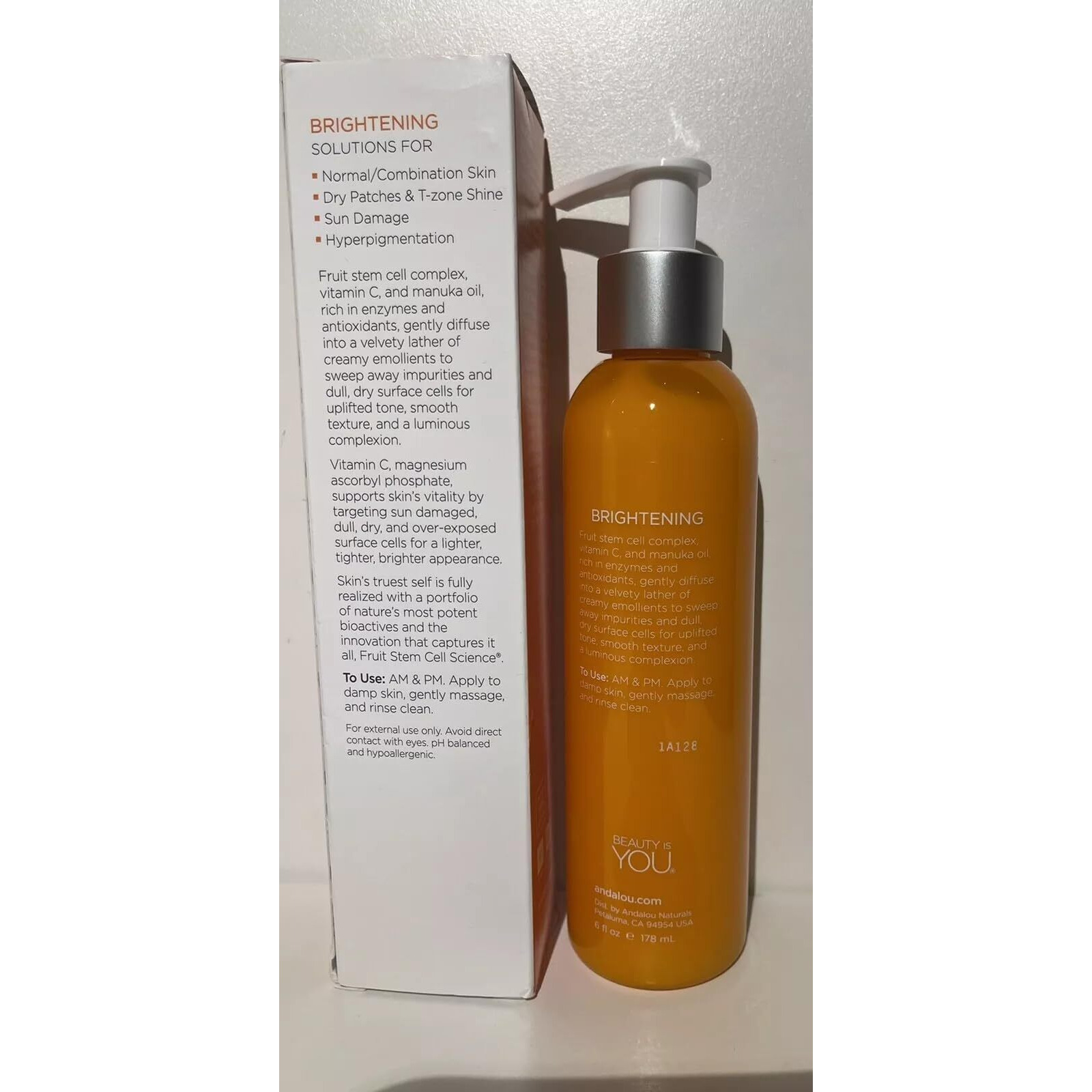 Andalou Naturals Cleanser Crmy Meyer Lemon