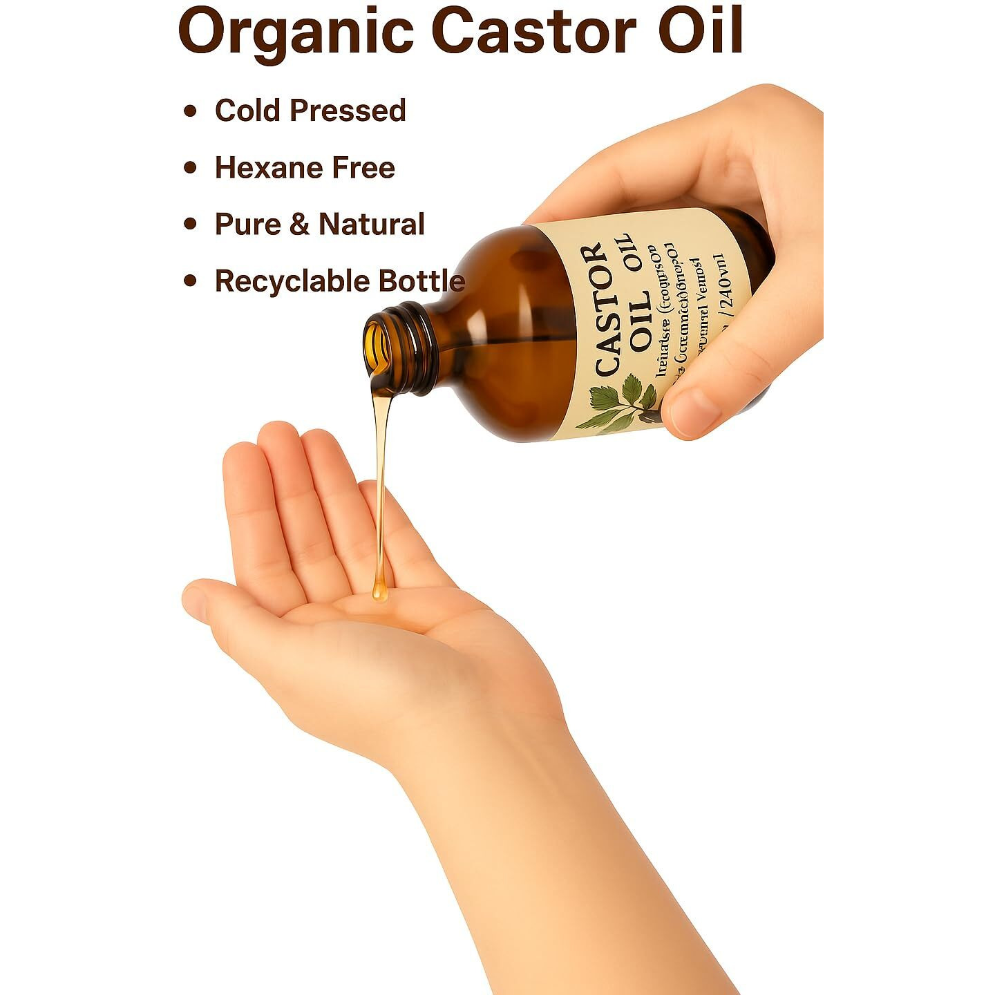 Castor Oil Pack Wrap Organic - Castor Oil Pack Kit Belly Button Cotton For Stomach Liver Detox Neck Abdomen Waist - Organic Cold Pressed Unrefined