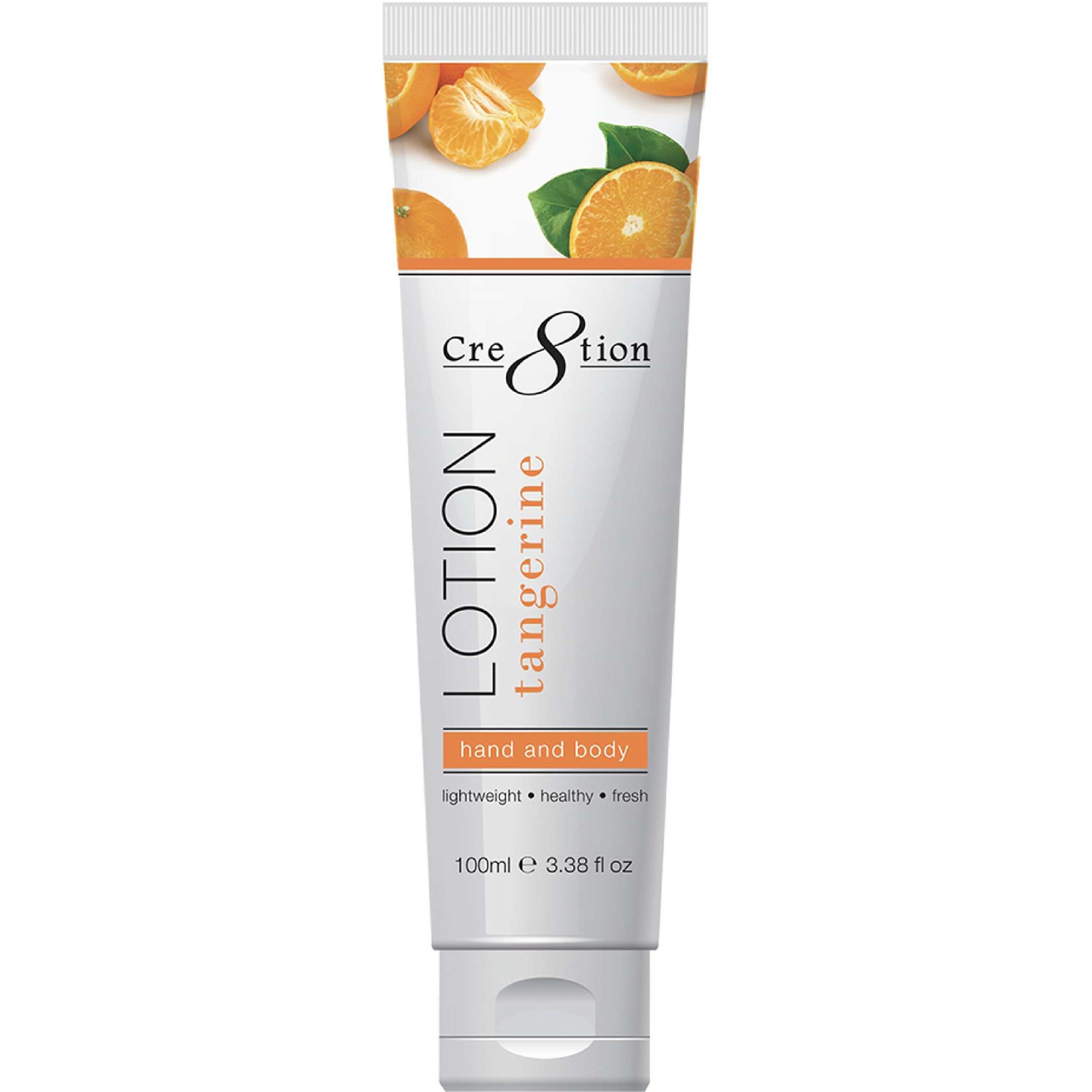 Cre8Tion Spa Tangerine Hand & Body Lotion, Luxurious Lightweight Moisturizer For Silky, Smooth Skin, 3.3 Fl Oz