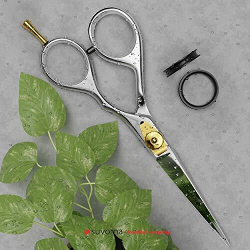 Suvorna Beard & Mustache Scissors For Men - 5"" Grooming Scissors For Trimming, Cutting, And Shaping Facial Hair - Japanese Steel Hair Cutting Scissors For Barbers, Professionals & Home Use