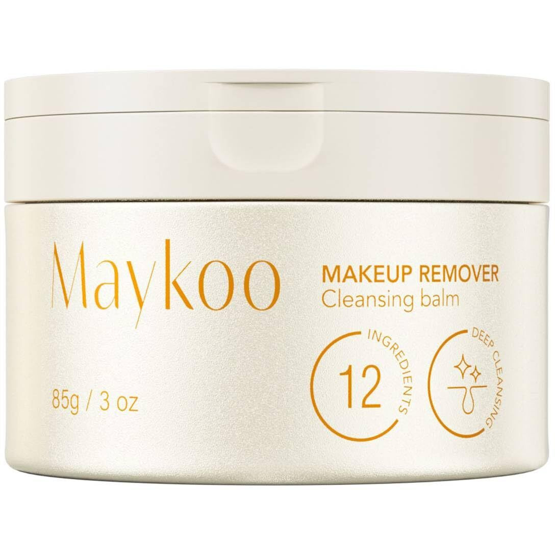 Makeup Remover Balm Hydrating Deep Cleansing Balm, Dissolves Heavy Waterproof Make Up, Gentle Oil Based Cleanser For Face With Spatula, Makeup Removing For All Skin Types, 85 G/3 Oz