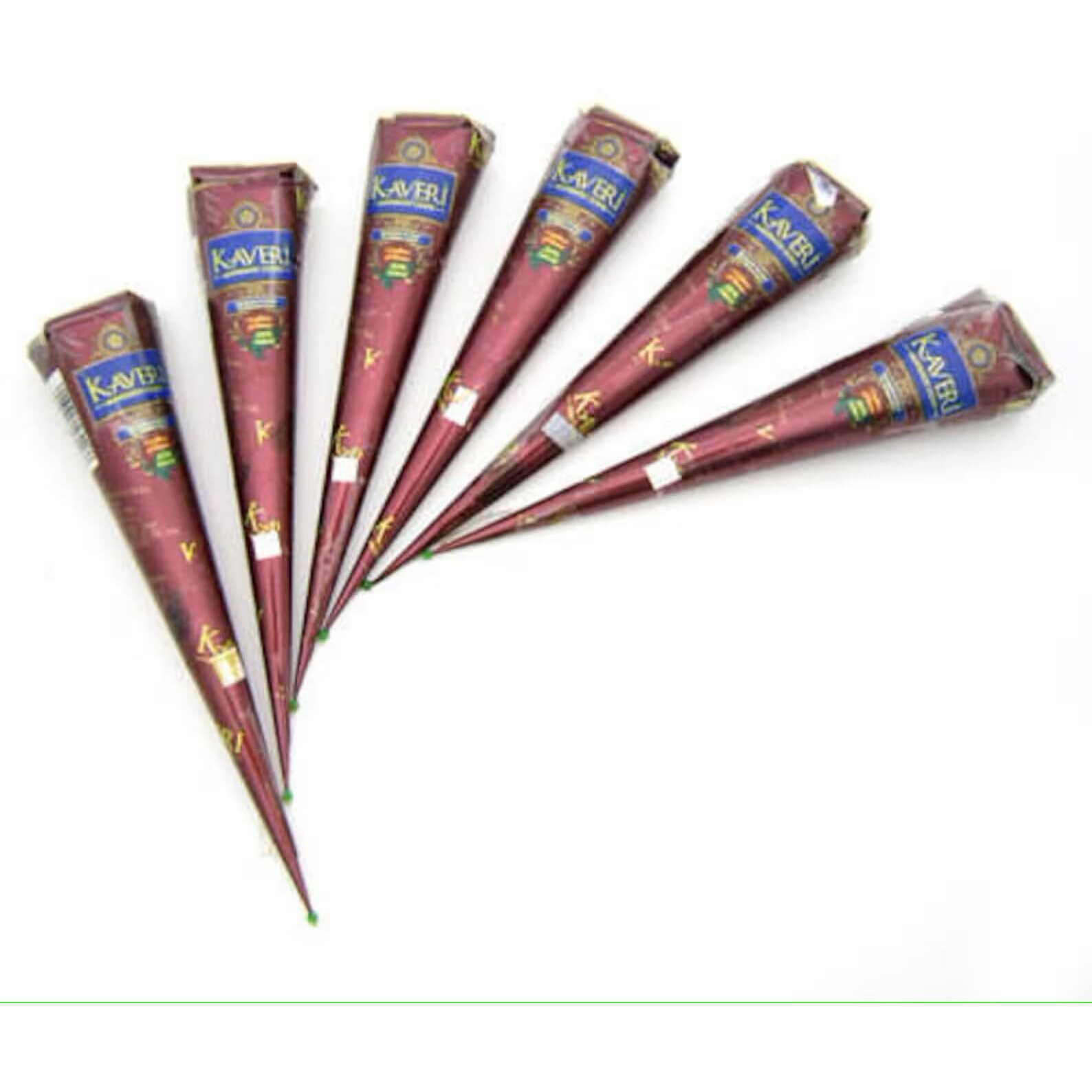 6 Pack Cones Natural Ready To Use Henna Paste Hair Color Hair Dye Cones