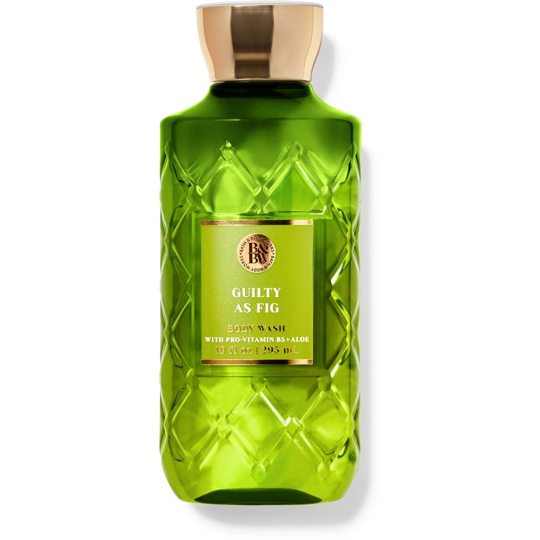 Bath And Body Body Wash That Gently Cleanses Your Skin With A Rich, Bubbly Lather (10 Fl Oz / 295 Ml, Guilty As Fig)