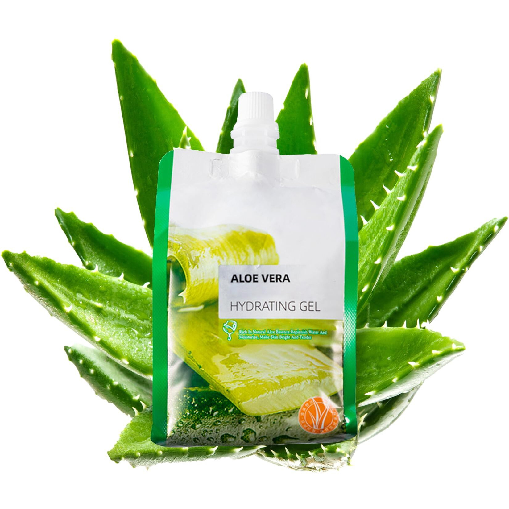 Moisturizing Gel For Face & Body,Non-Sticky Gel After Sun Aloe Lotion Skin Care,Fast Absorbing Long Lasting Refreshing Hydrating Face Moisturizer For All Skin Types 06