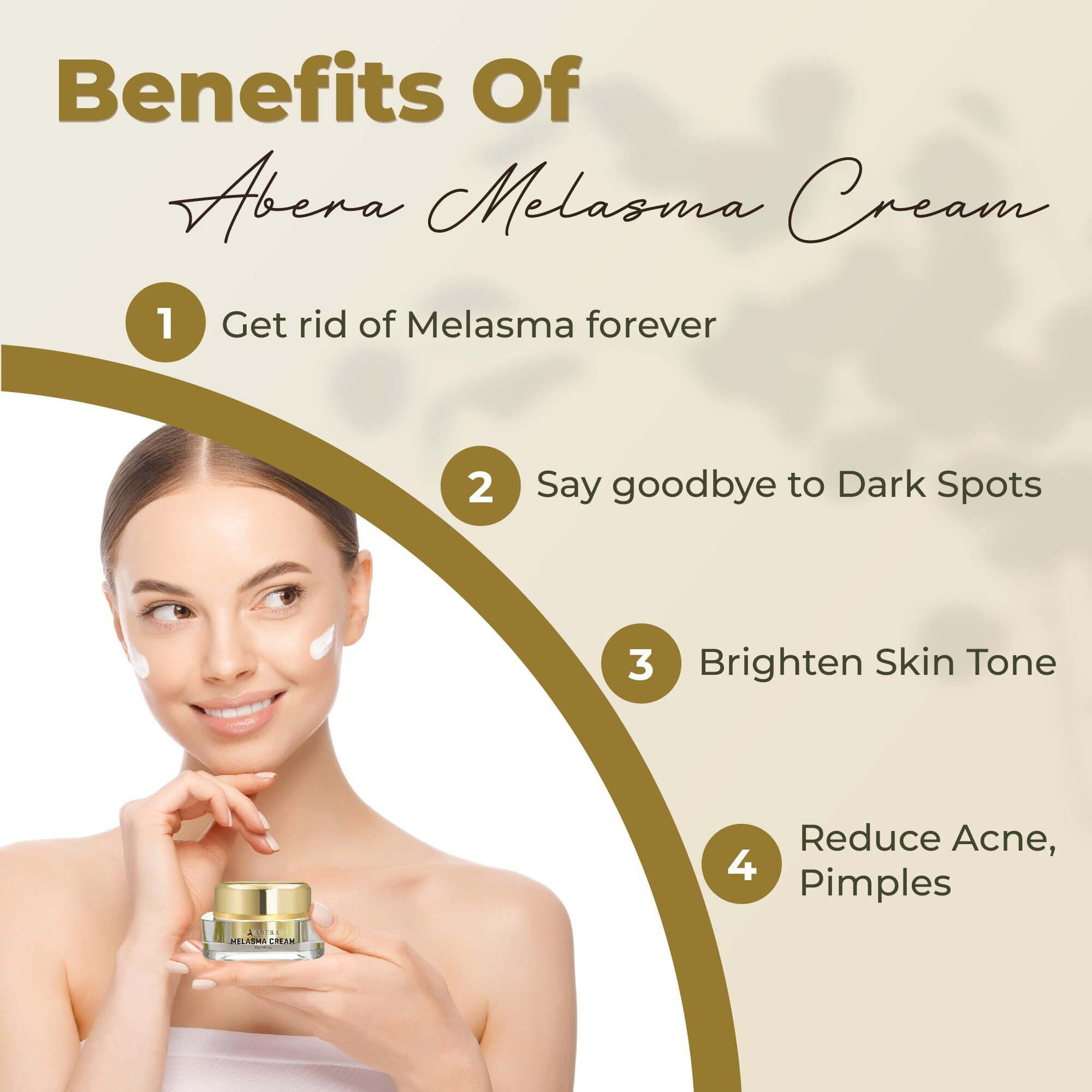 Abera Melasma Cream (Premium Version) - Dark Spot Corrector, Melasma, Freckle, Sun Spot, Age Spot Remover Advanced Formula For Women And Men (Set 2)