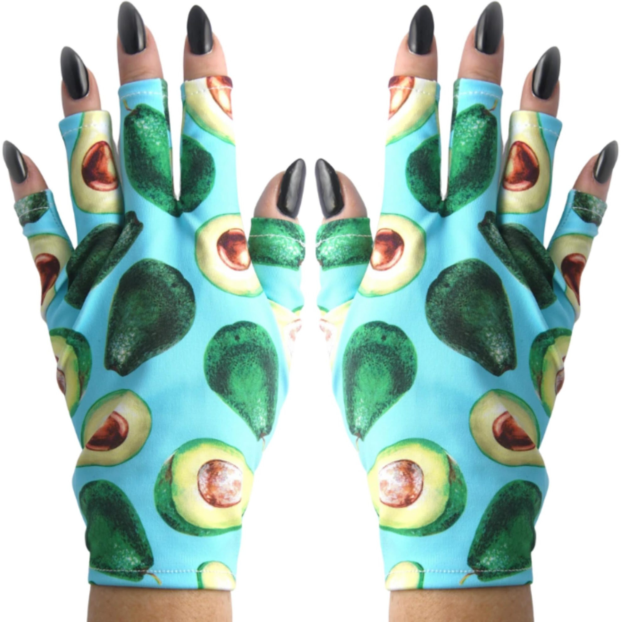 Maniglovz - Original Upf 50+ Uv Light Protective Nail Gloves | Gel Manicure And Sun Protection Women's Anti Uv Fingerless Gloves