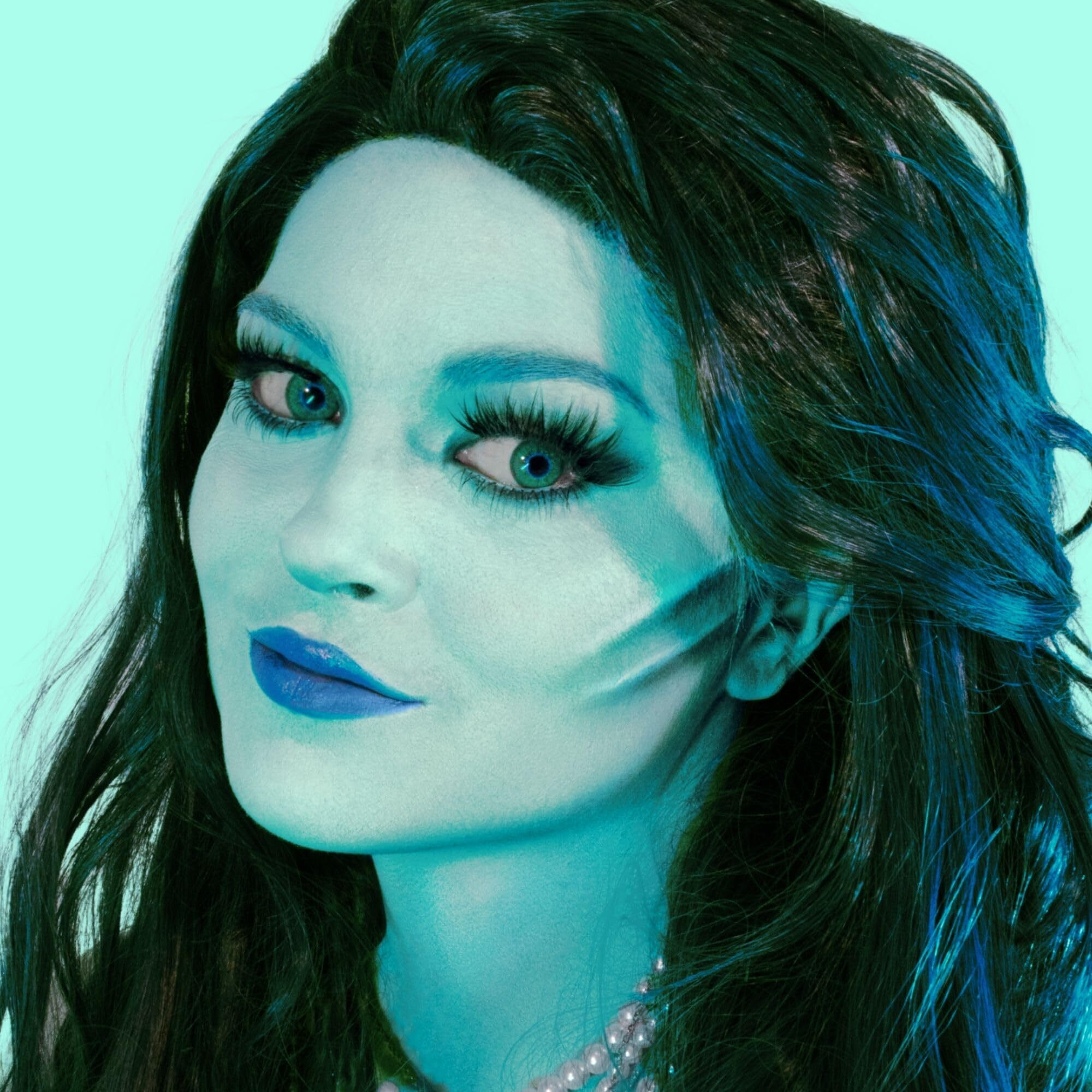 Mehron Makeup Paradise Makeup Aq Pro Size | Stage & Screen Performance, Face & Body Painting, Beauty, Cosplay, And Halloween | Water Activated Face Paint, Body Paint 1.4 Oz (40 G) - Pastel Teal