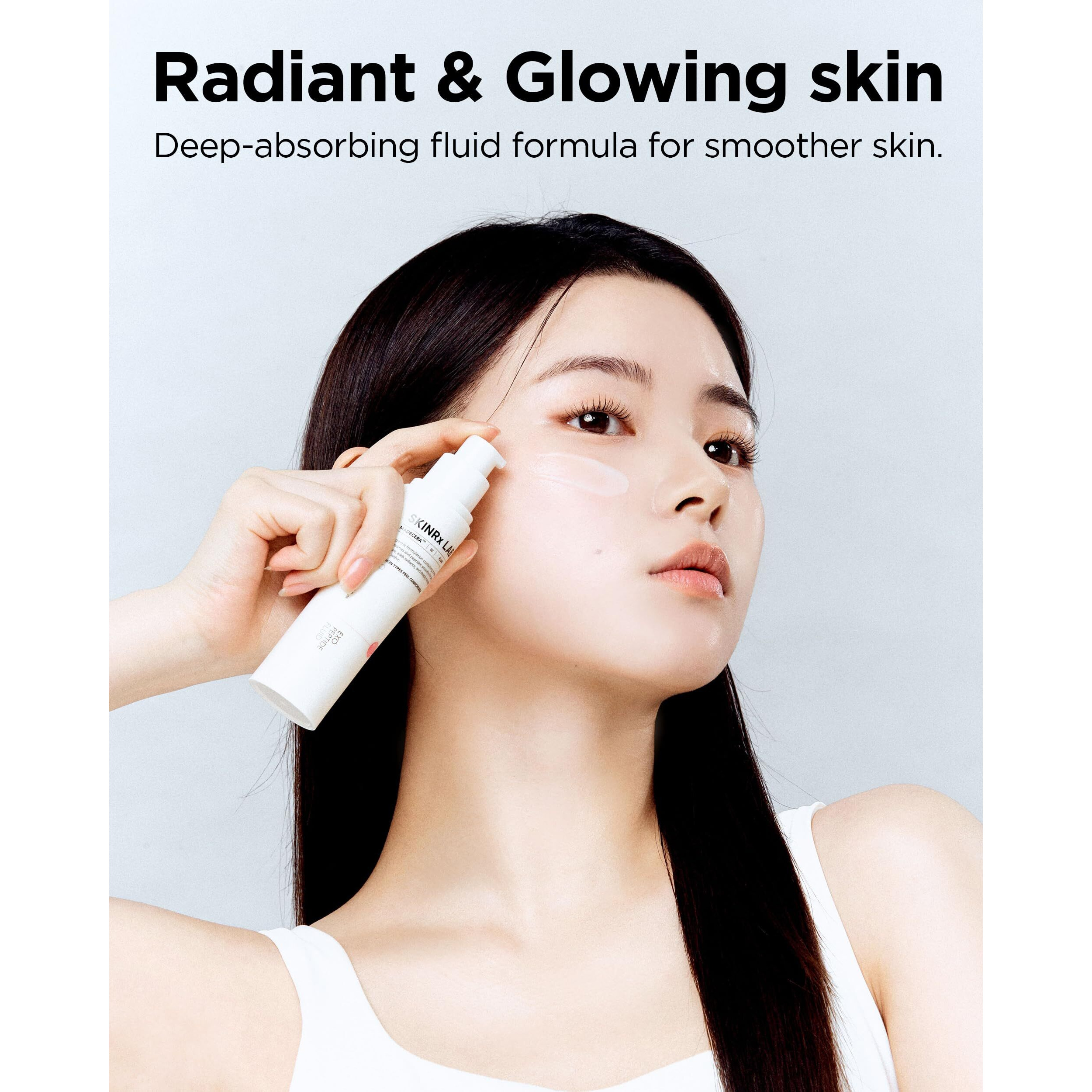 Beisiks Skinrxlab Madecera Exo Peptide Fluid - Korean Anti-Aging Face Lotion With Ceramides, Peptides For Firming, Hydrating, Smoothing - Elasticity Boosting & Radiant Skin Complexion, 1.69 Fl.Oz.