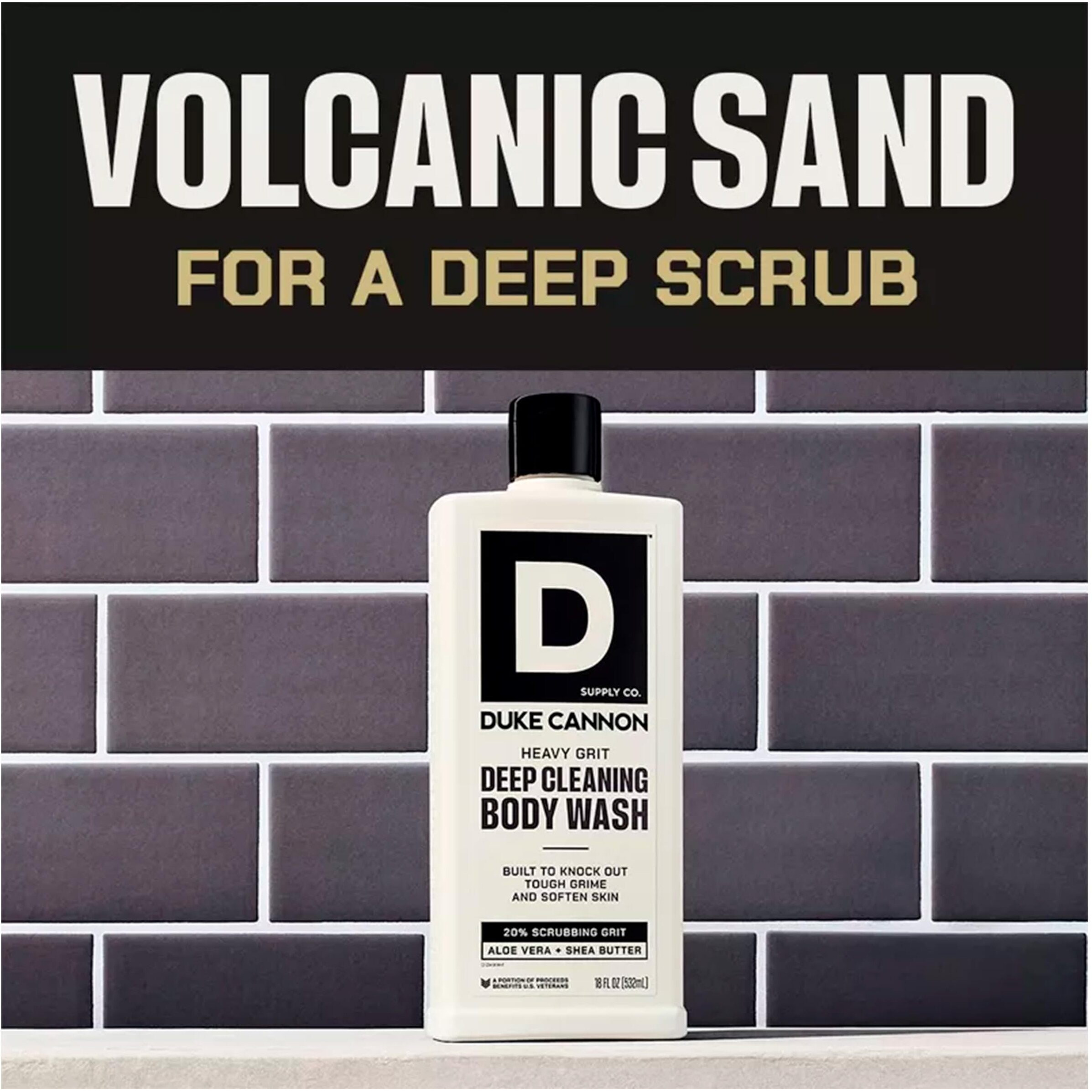 Duke Cannon Supply Co. Heavy Grit Deep Cleaning Men's Body Wash - 18 Fl Oz - Pack Of 01