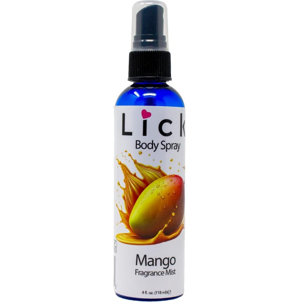 Lick Mango Scented Body Spray - Juicy Tropical Fragrance Mist - 4 Fl Oz