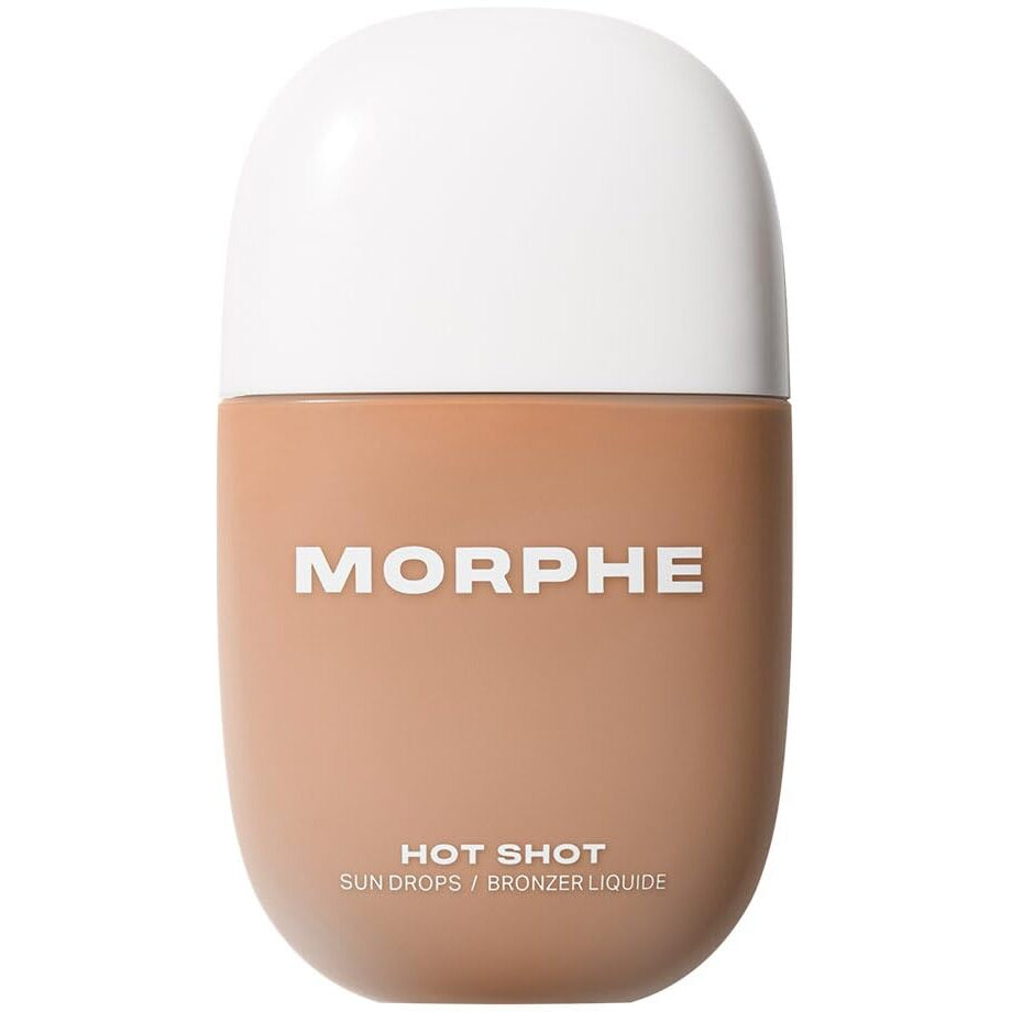 Morphe Hot Shot Sun Bronzing Drops - Waterweight Liquid Bronzer Drops With Niacinamide For Glowing Skin, Hydration & A Natural Radiant Finish - Money Honey (1 Fl Oz)