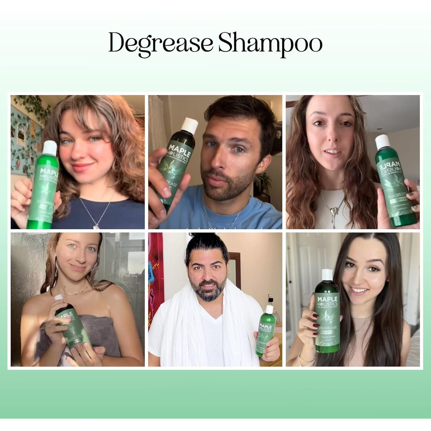 Clarifying Shampoo For Build Up And Oily Hair - Deep Cleansing Shampoo With Rosemary - Refreshing Lemon For Greasy Hair & Jojoba Oil For Scalp Cleanser - Anti Residue Shampoo For Healthy Scalp - 8 Oz