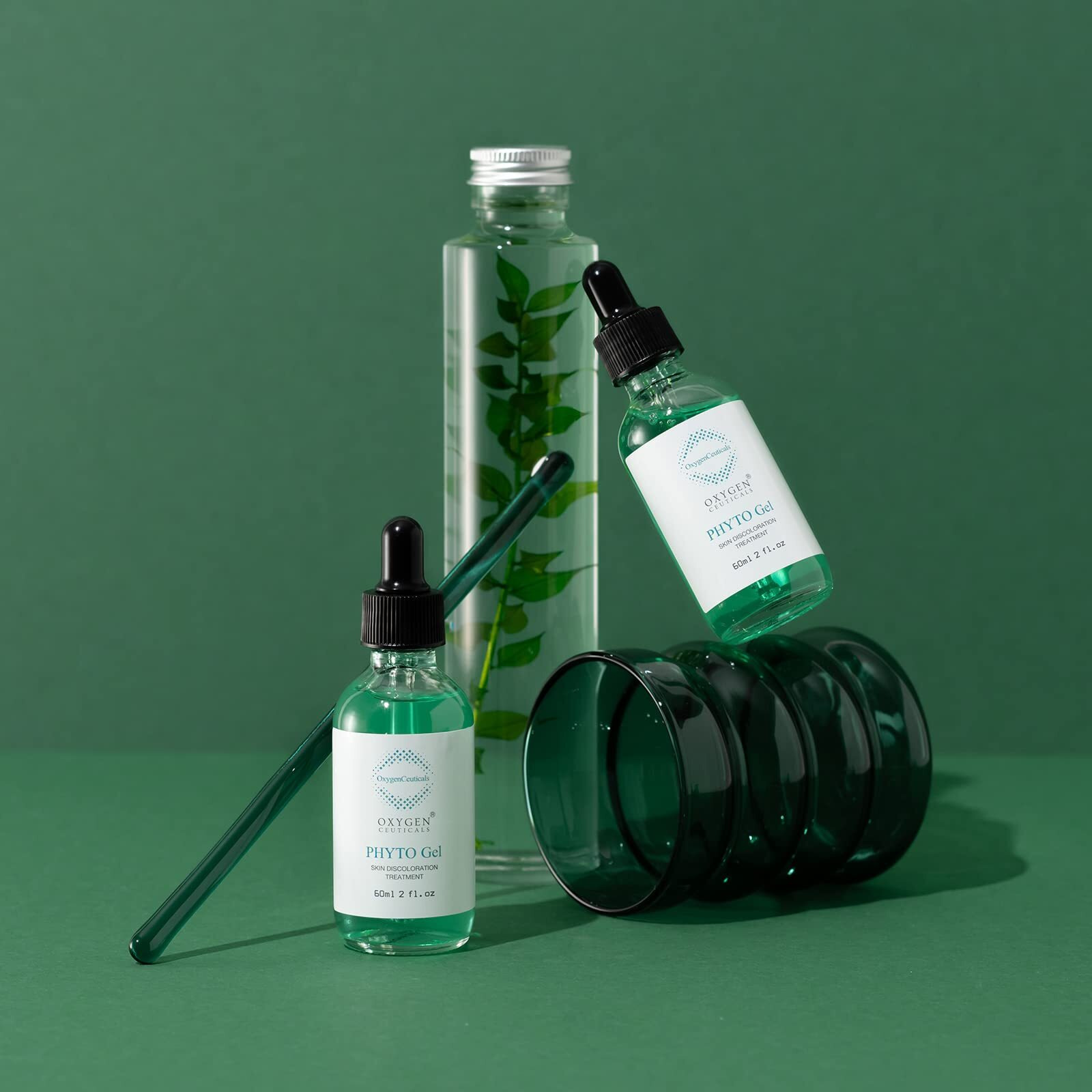 Oxygenceuticals Phyto Gel (30Ml / 1 Fl. Oz) - Korean Oil-Free Facial Serum With Centella Asiatica & Niacinamide, Skin Treatment To Calm And Improve Skin Complexion