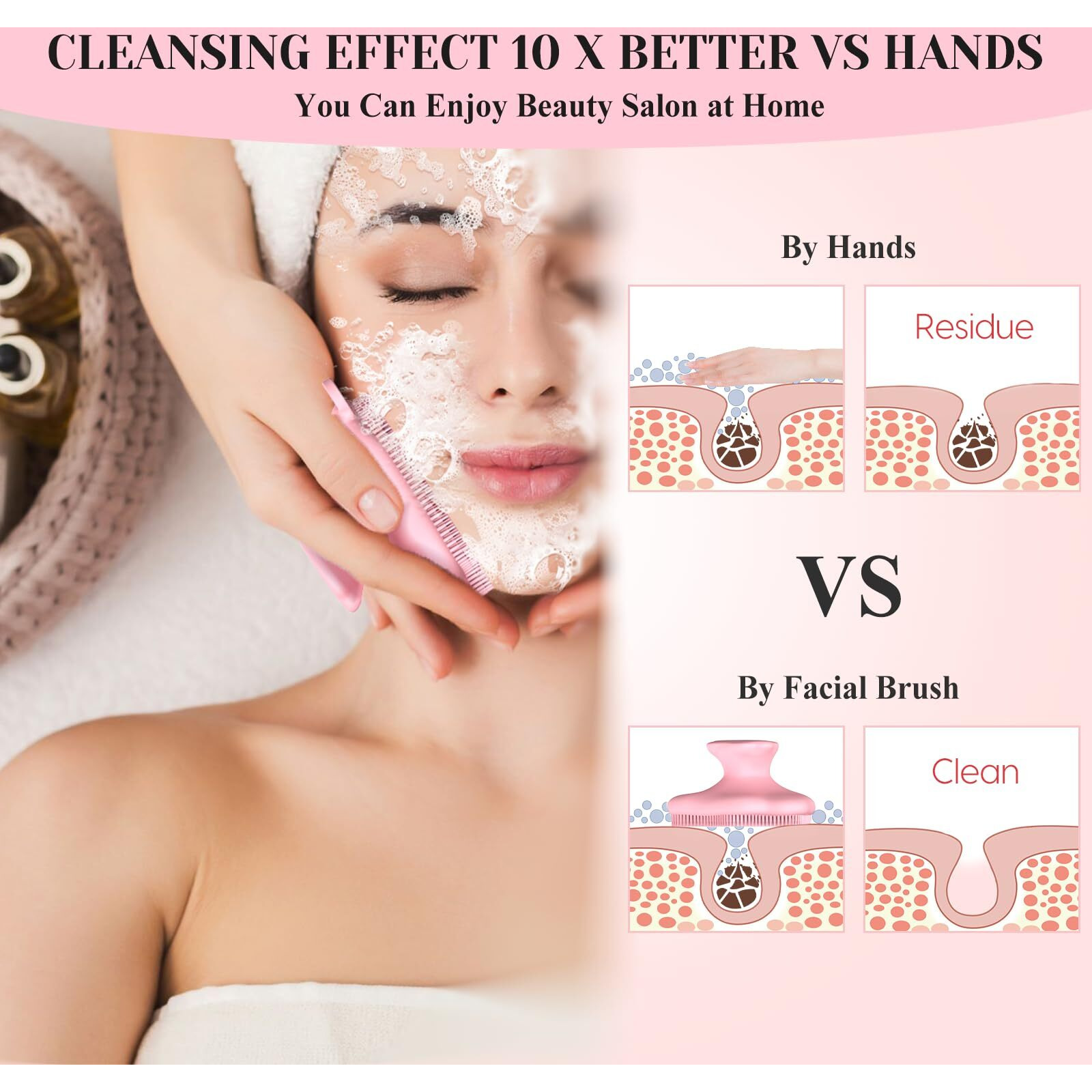 Vwmyq Silicone Face Scrubber - Exfoliating Face Scrubber For Women And Man, Gentle Facial Cleansing Brush Blackhead Acne Pore Pad Cradle Cap, Manual Soft Face Wash Brush For Deep Skin Care