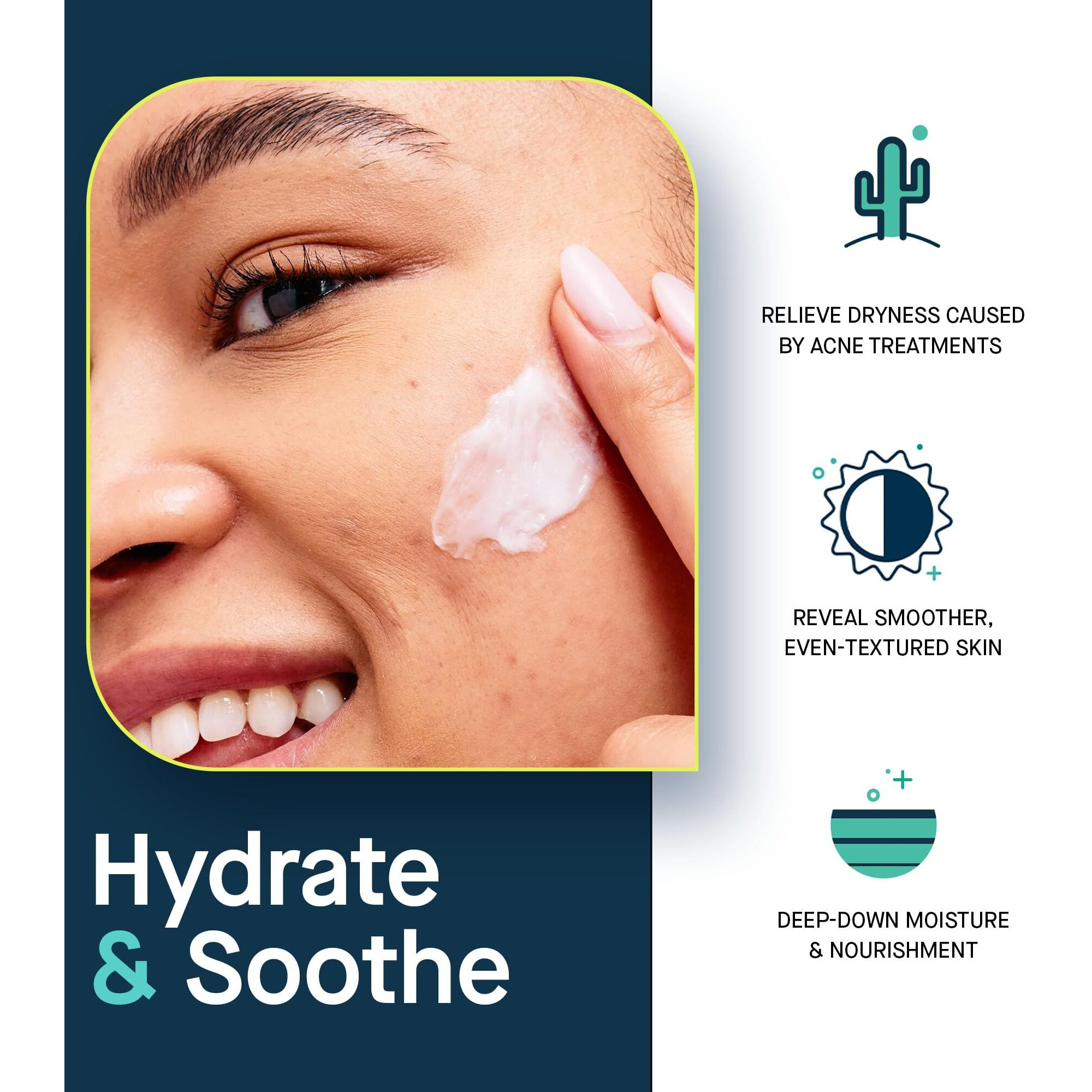 Slmd By Dr. Pimple Popper | Hyaluronic Acid Face Moisturizer 2.0 Fl. Oz. Hyaluronic Acid Moisturizer Cream For Face, Lightweight, Oil-Free Hydration For All Skin Types, Smooths & Soothes.