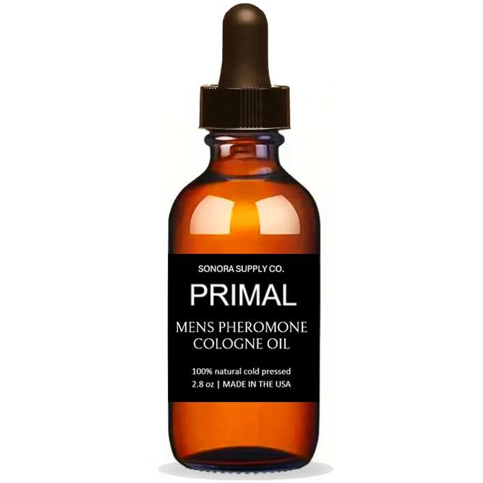 Sonora Supply Co. Primal Mens Pheromone Oil - Pheromone Cologne Oil - Unleash The Raw Intoxicating Essence Of Primal Mens Pheromone Oil