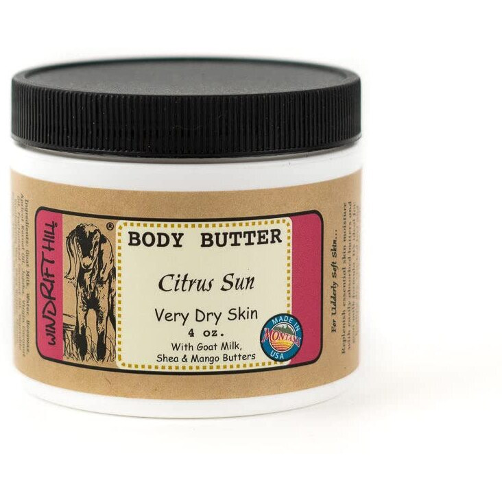 Windrift Hill 4Oz Body Butter Moisturizing Lotion For Very Dry Skin (Huckleberry)
