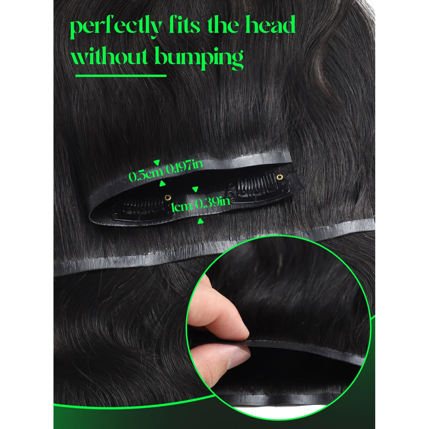 Anrosa 14 Inch Body Wave Clip In Extensions Real Human Hair Extensions Clip Ins Natural Black Pu Clip Human Hair Extensions For Black Women 1B 115G 8Pcs