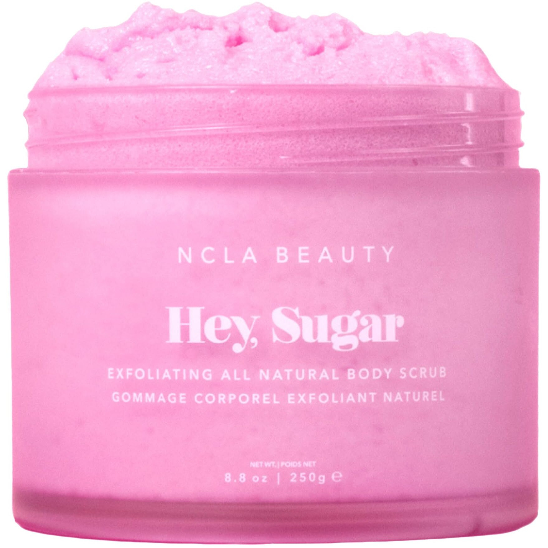 Ncla - Hey, Sugar Body Scrub | Smooth, Exfoliate, Hydrate Skin | Shea, Mango + Cocoa Butters | Vegan, Cruelty-Free, Clean Skincare (Dragon Fruit 250 G | 8.8 Oz)
