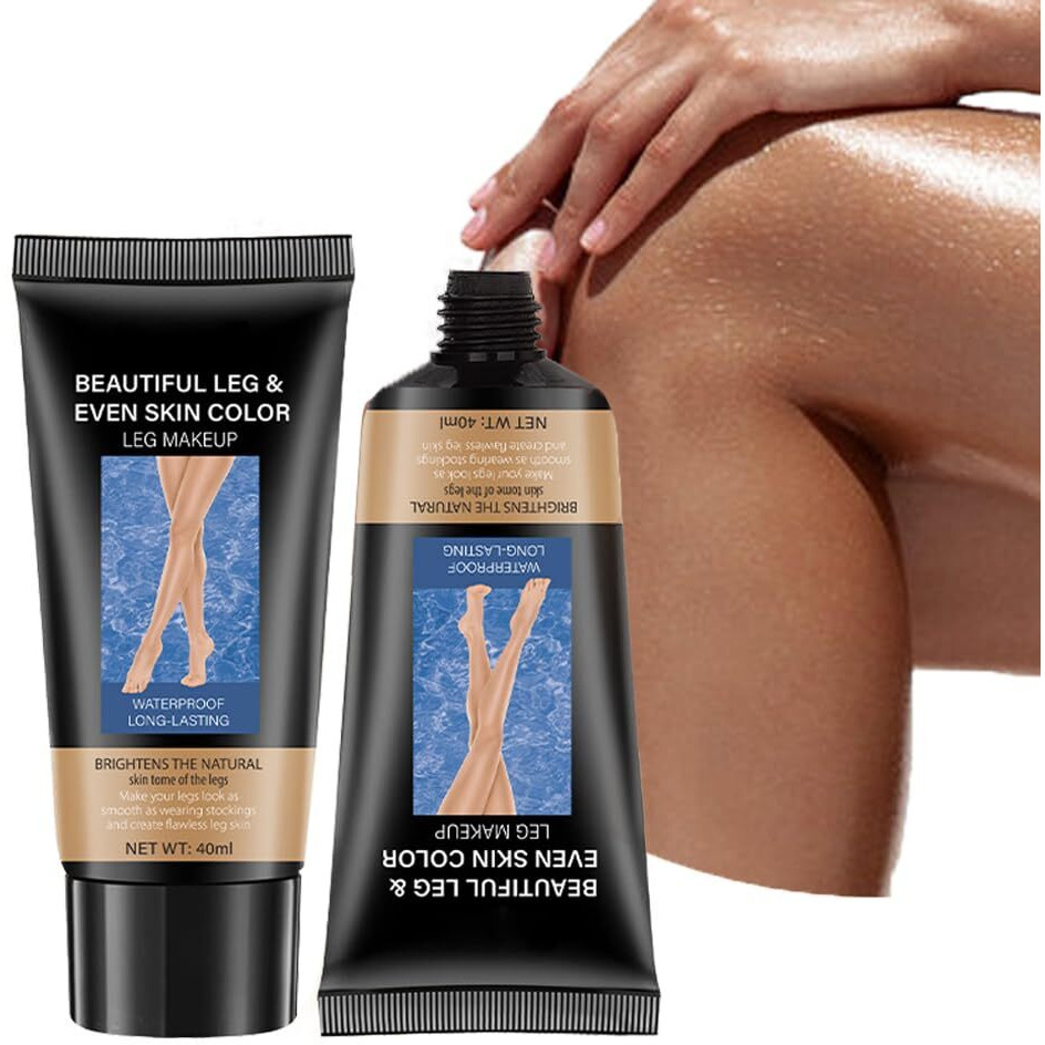 Gl-Turelifes Body&Legs Makeup Waterproof No Transfer, Flawless Body Coverage Perfector, Leg And Body Scar Cover Up/Tattoo Cover Up,Airbrush Legs Glow Lotion (3 Bronze, 40Ml)