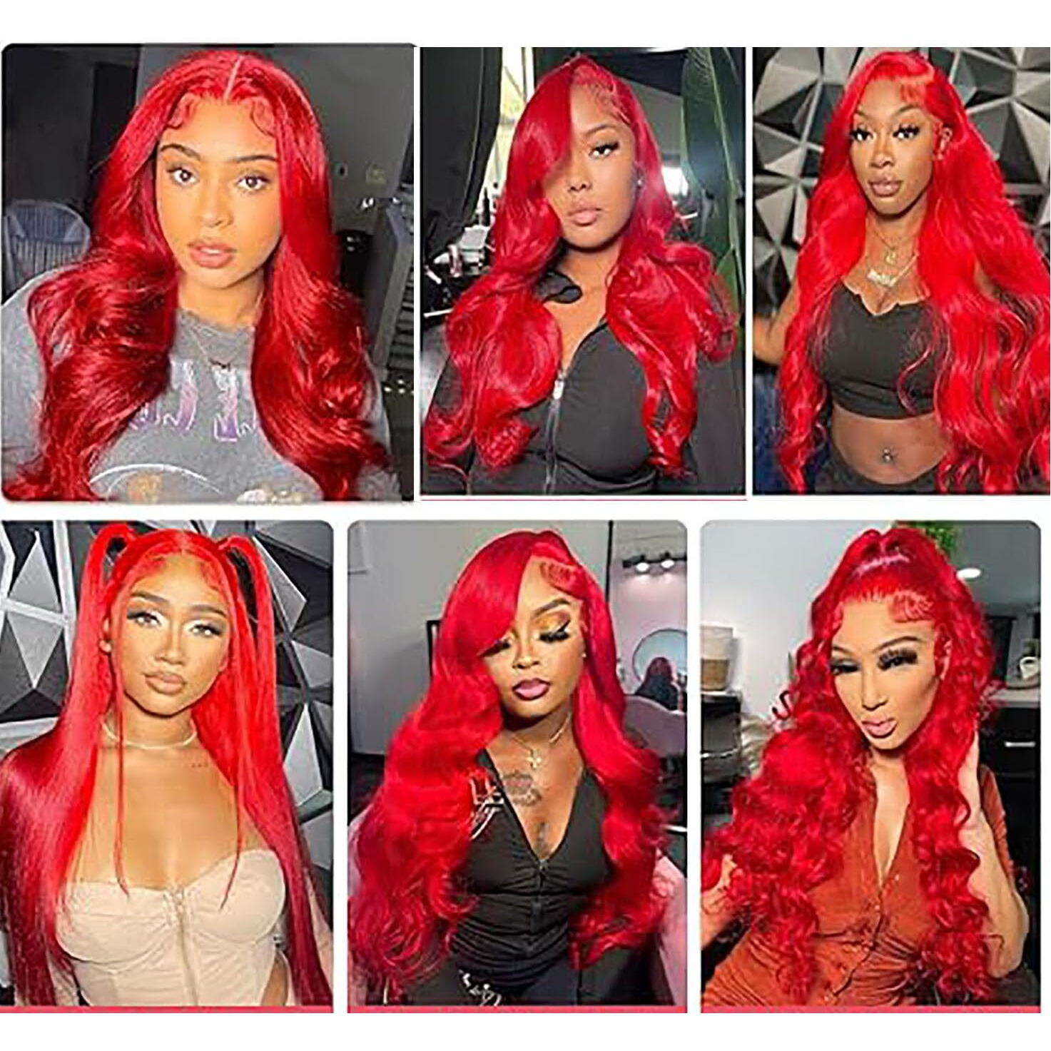 Red Bundles Human Hair Burgundy Body Wave Bundles 12 14 16 Inch Unprocessed 8A Brazilian Virgin Light Red Body Wave Bundle Human Hair Extensions