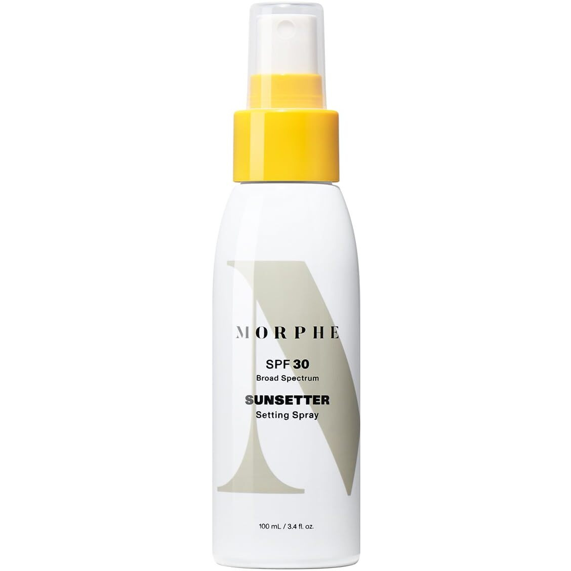 Morphe Sunsetter Spectrum Setting Spray - Broad Spectrum Spf 30 Makeup Setting Spray - Oil-Free Face Mist With No White Cast - Protects Against Sun & Blue Light (3.4 Fl Oz)