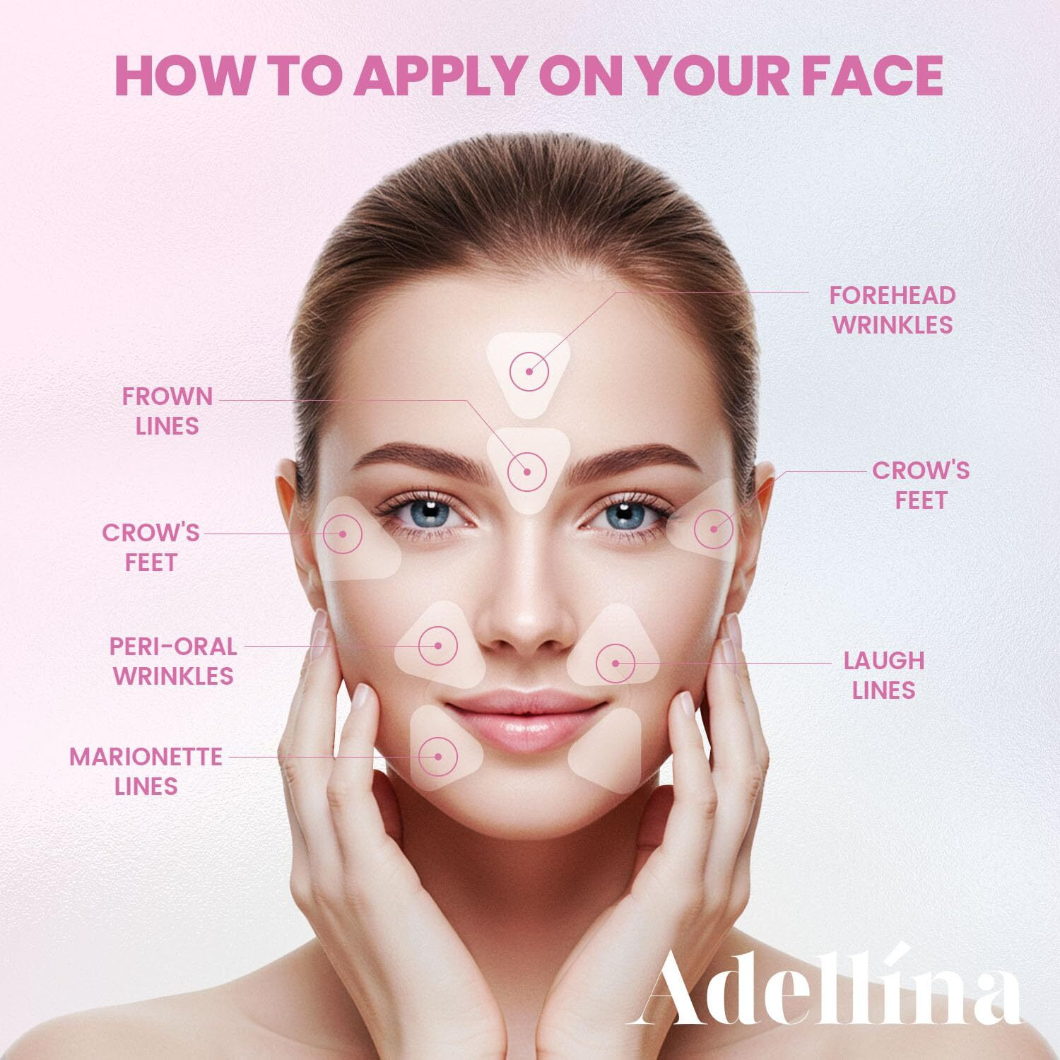 Anti Wrinkle Forehead And Facial Wrinkle Patches Anti Wrinkle Patches Overnight - Smile Line Pathces - Facial Wrinkle Patche For Forehead, Smile Line, Under Eye 144 Pcs (Purple1)